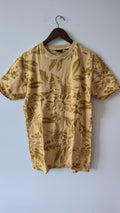 Superdry Originals Hawaiian Aloha T-Shirt Mustard Yellow Size M Good Condition