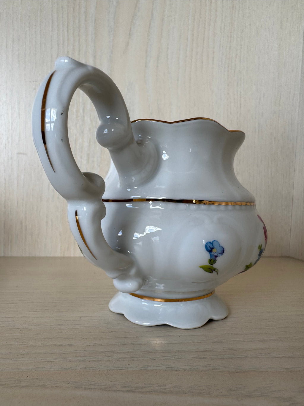 Leander Porzellan Sahnekännchen, 9cm, Ø7cm, sehr guter Zustand