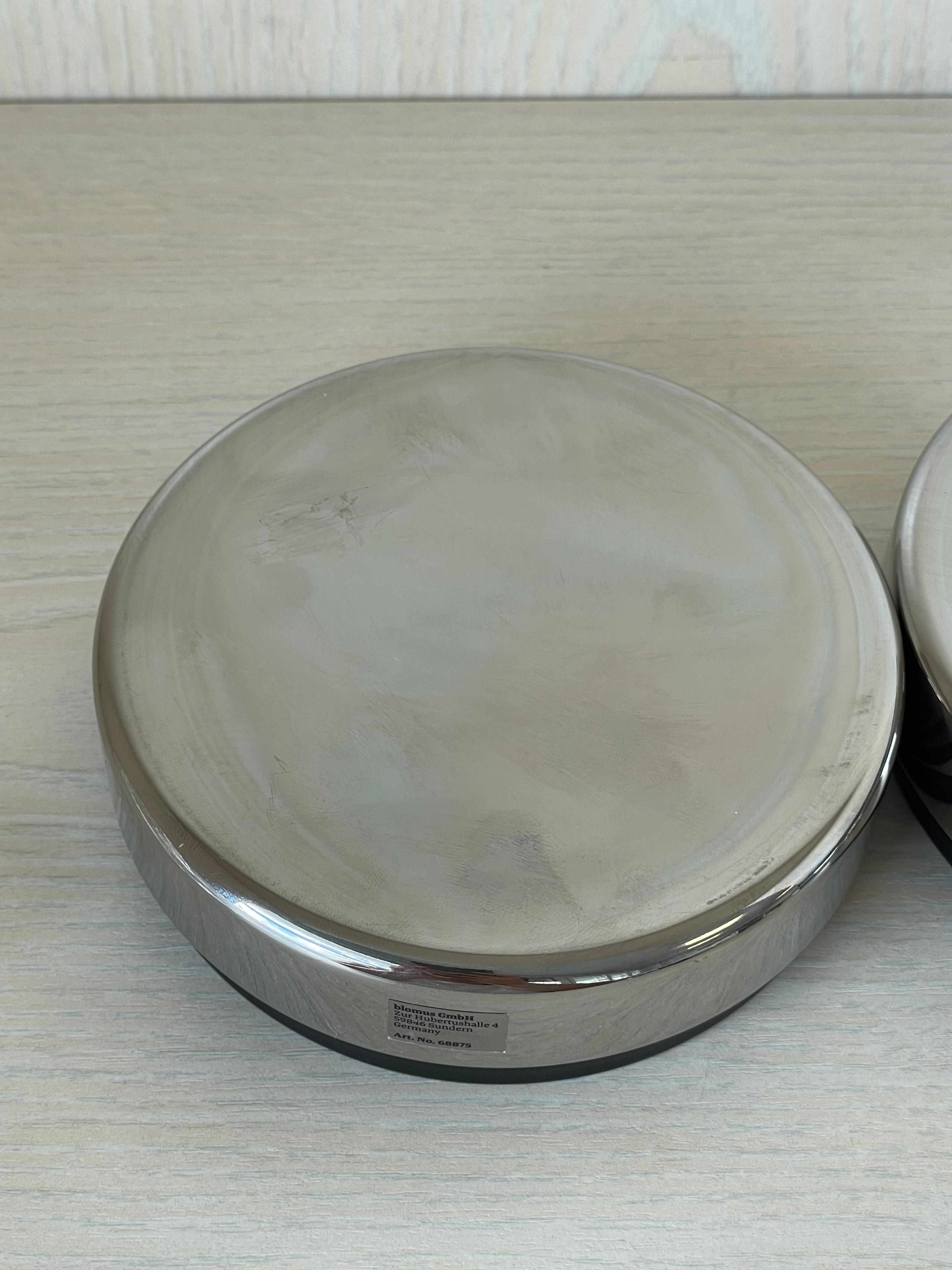Blomus Ara Seifenschale, Silber, 12cm, Edelstahl/Polystone, Gebraucht