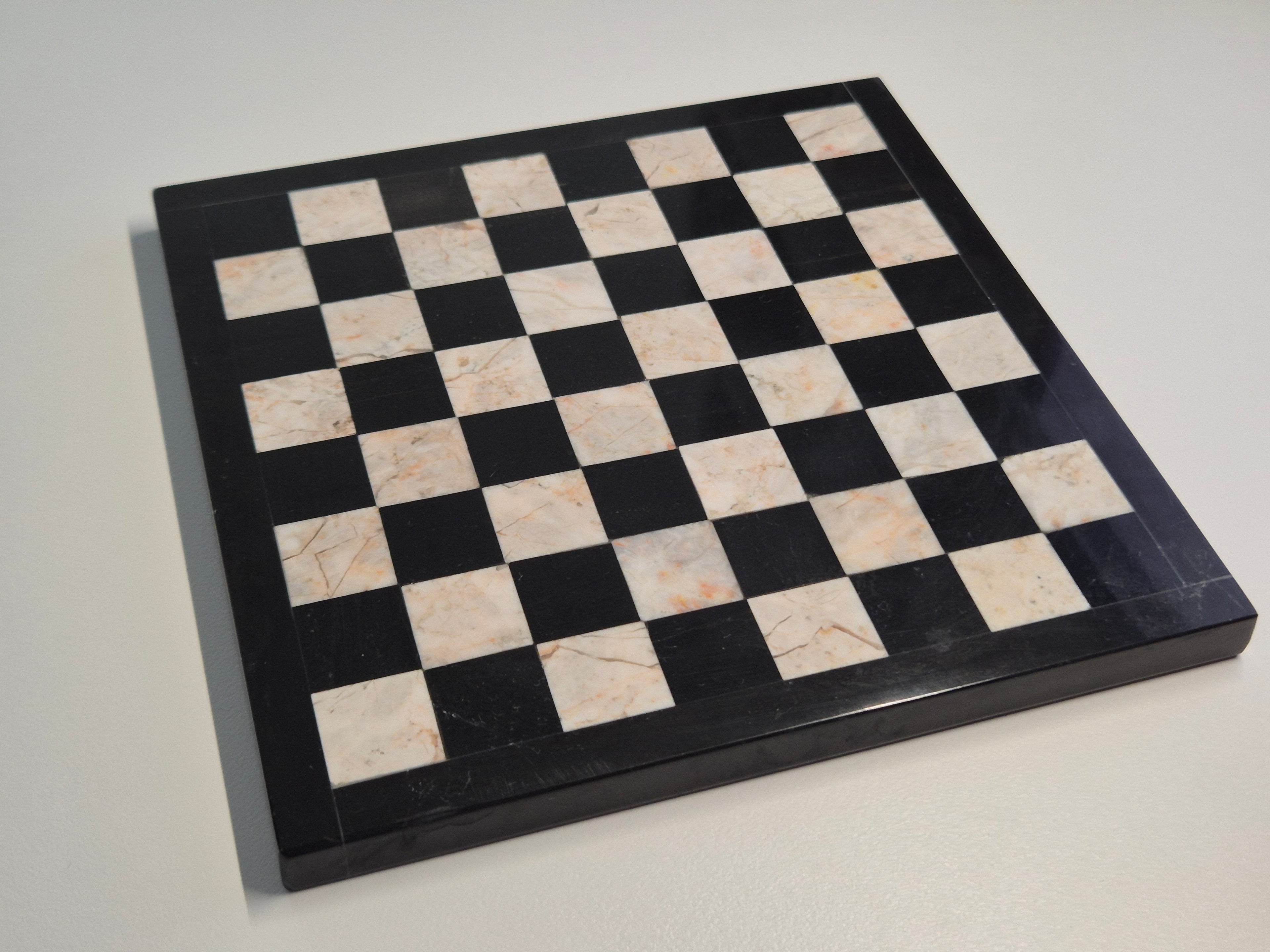 Vintage Mexikanisches Onyx-Marmor-Schachset, Zustand: Gut
