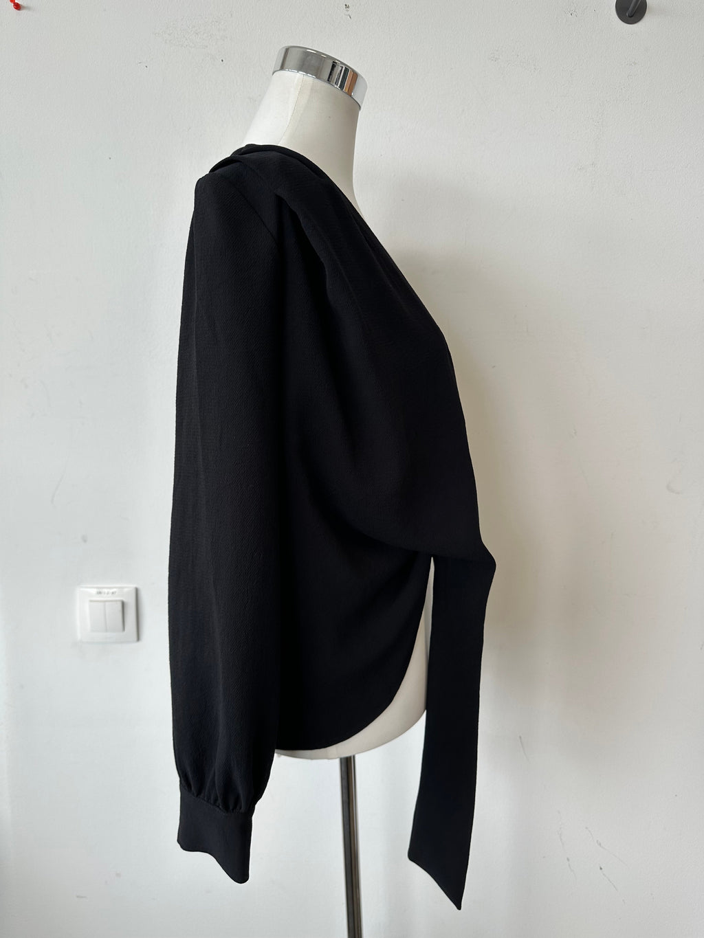 Ba&sh Tie-Front Bluse Schwarz, Gr. 1, Sehr Gut