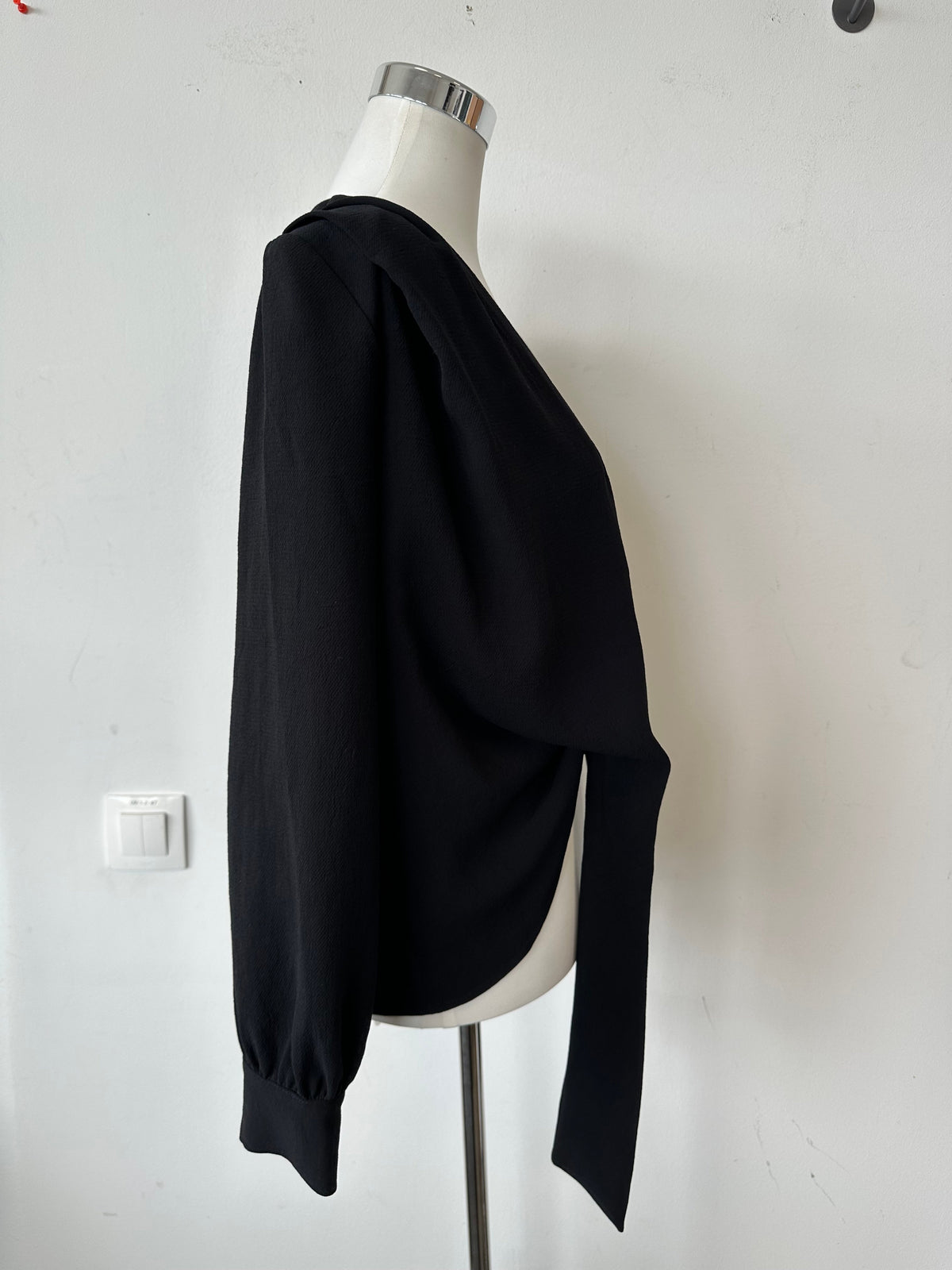Ba&sh Tie-Front Bluse Schwarz, Gr. 1, Sehr Gut