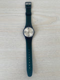 Swatch Uhr Blue Rebel, 41mm, Blau, Sehr Gut