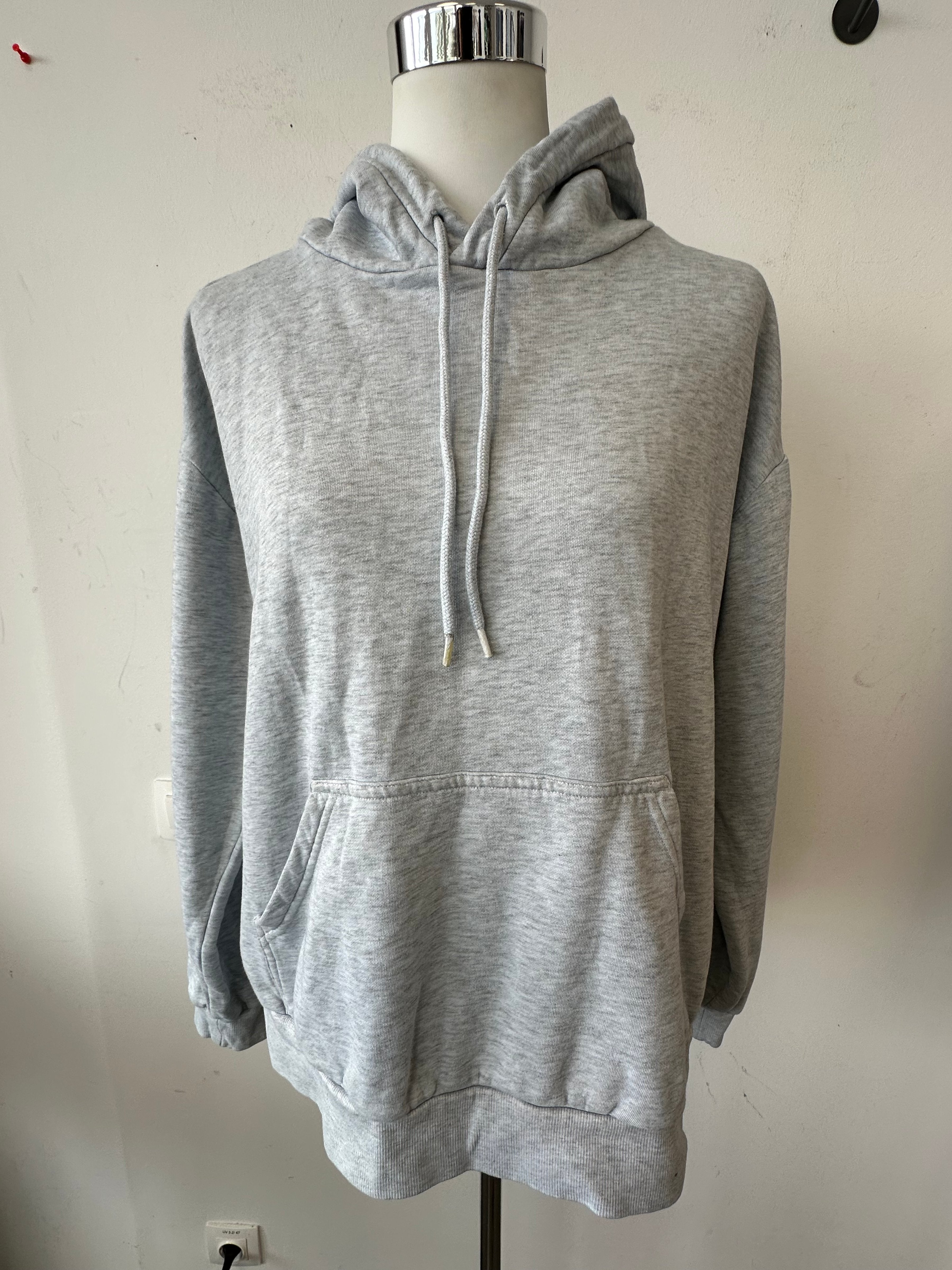 H&M Basic Grey Hoodie, Size M, Very Good Condition