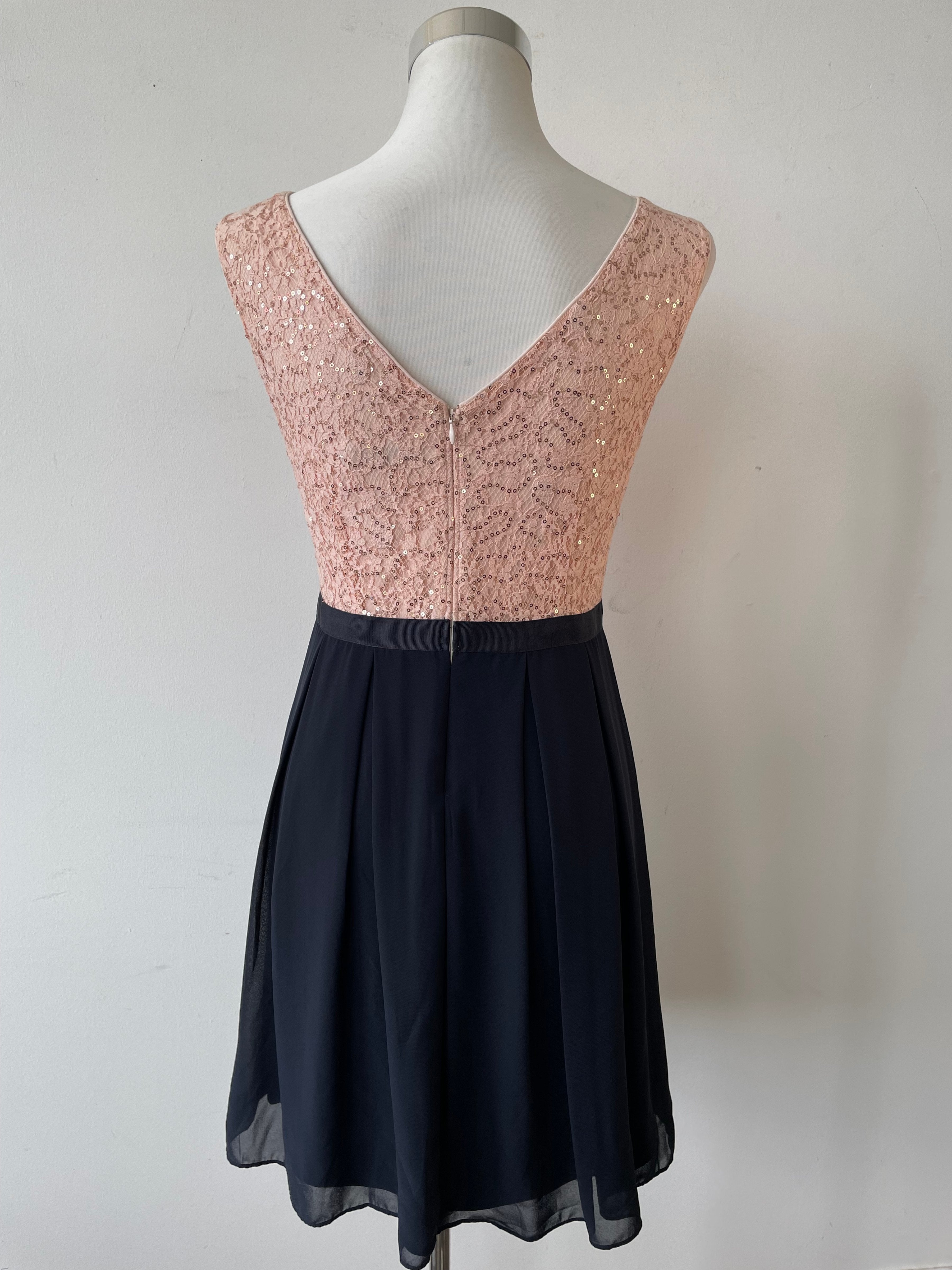 Jake's Collection Cocktailkleid – Zweifarbig, Größe 38, Sehr Gut