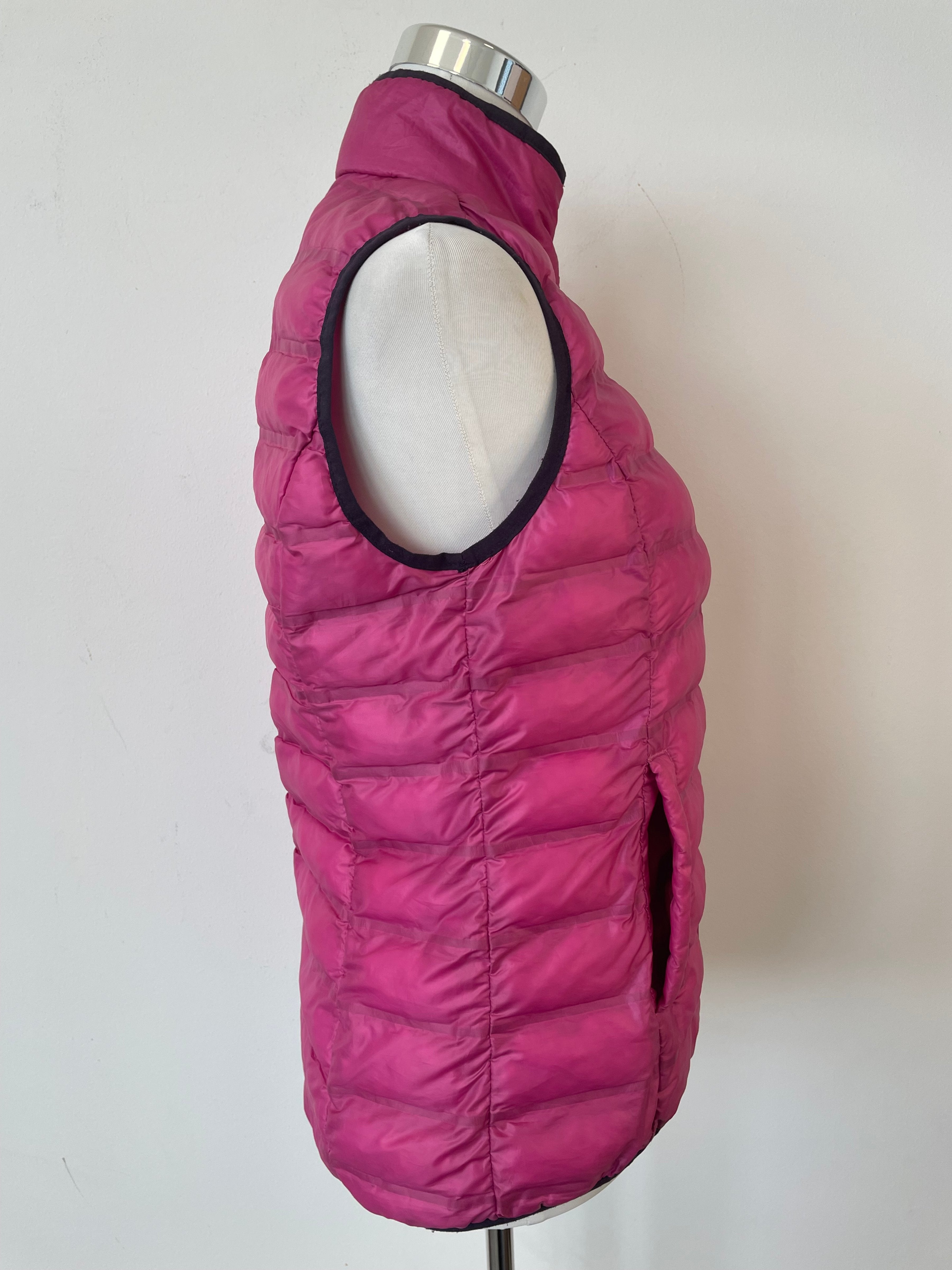 Shamp Damen Puffer Weste S Pink, guter Zustand, 70cm Länge, 48cm Brust