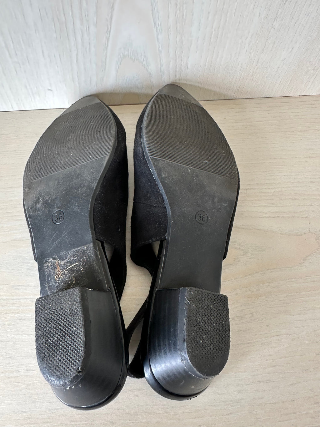Jana Klein Slingback Heels Schwarz Gr. 36 Wie Neu