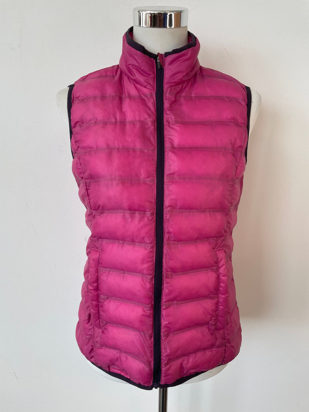 Shamp Damen Puffer Weste S Pink, guter Zustand, 70cm Länge, 48cm Brust