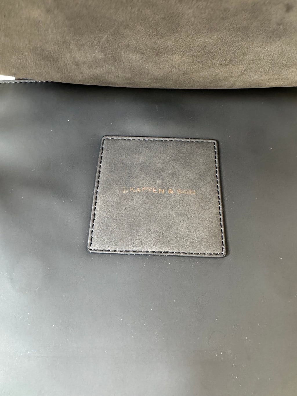 Kapten & Son Umea Backpack - All Black, Fits 15 Laptop, Good Condition