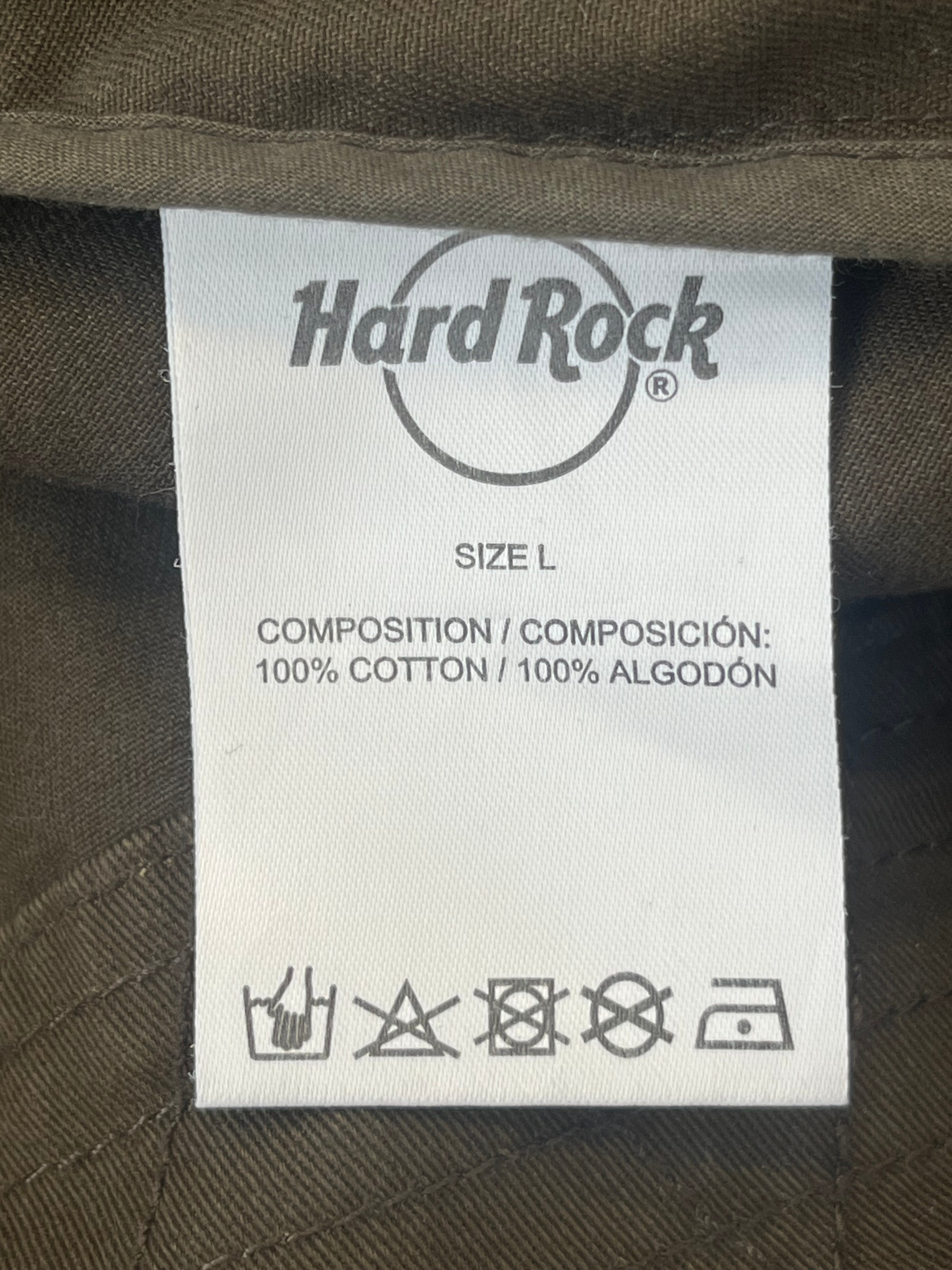 Hard Rock Military Field Jacket – Baumwolle, Militärgrün, Größe L, Sehr Gut