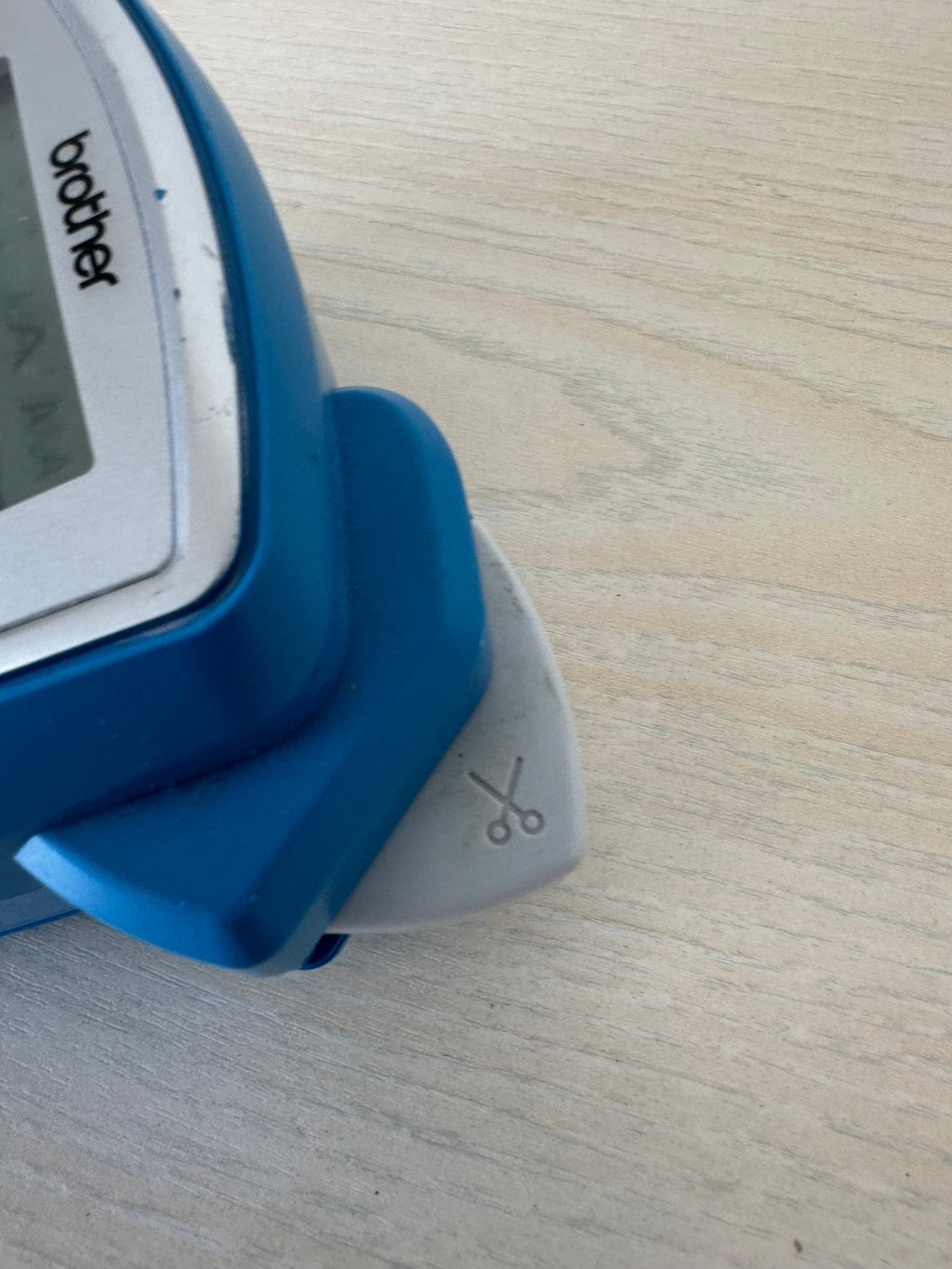 Brother PT-H75 Label Maker – Handheld, Plastic, Blue/White, Good Condition