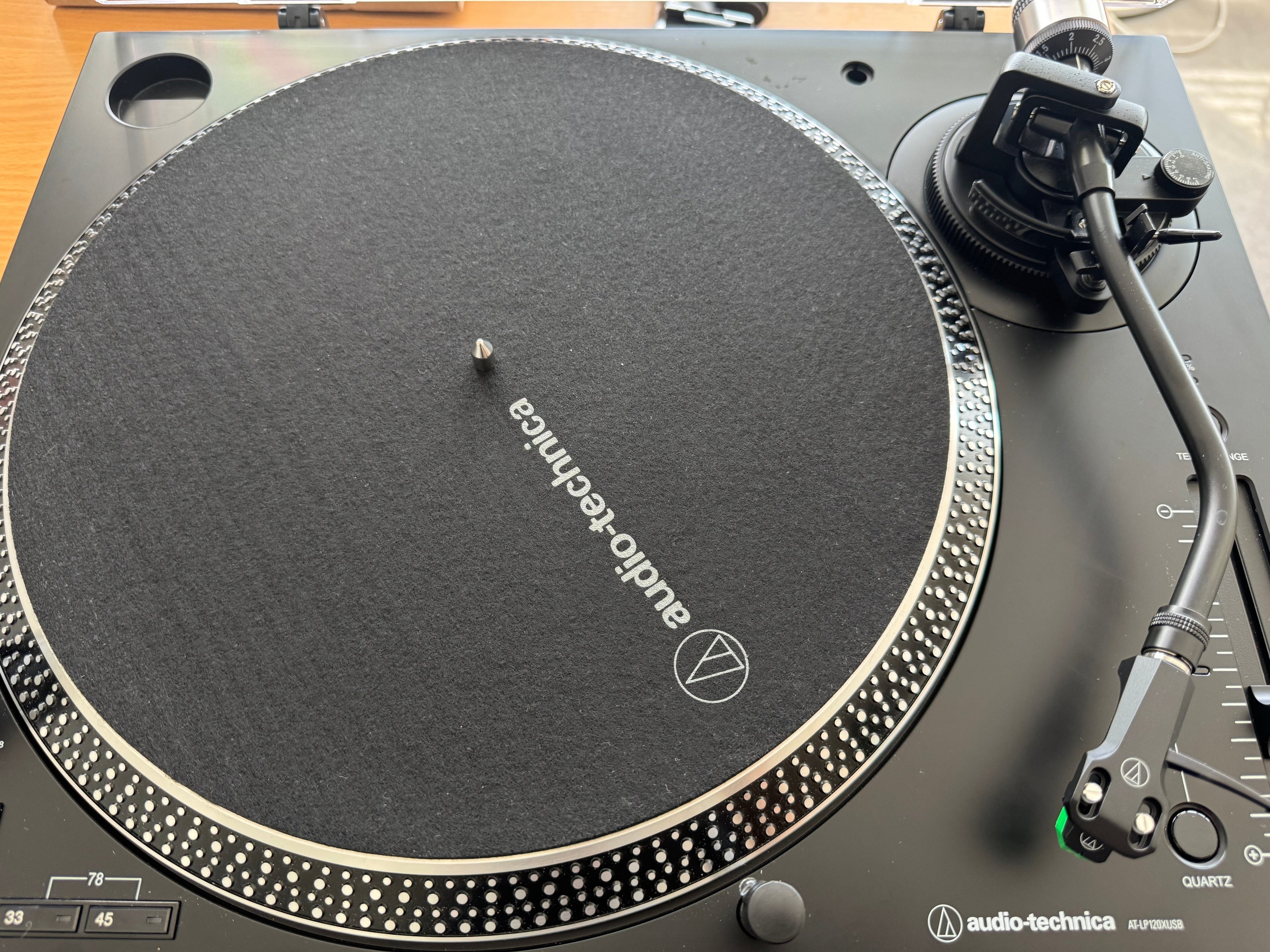 Audio-Technica Plattenspieler AT-LP120XUSB Schwarz, Sehr Gut