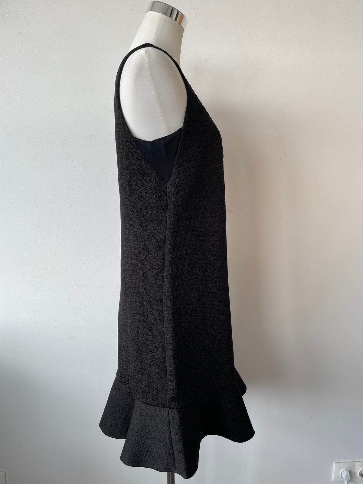 Schumacher Bouclé Sleeveless Minidress, Grey, Size 3, Very Good Condition
