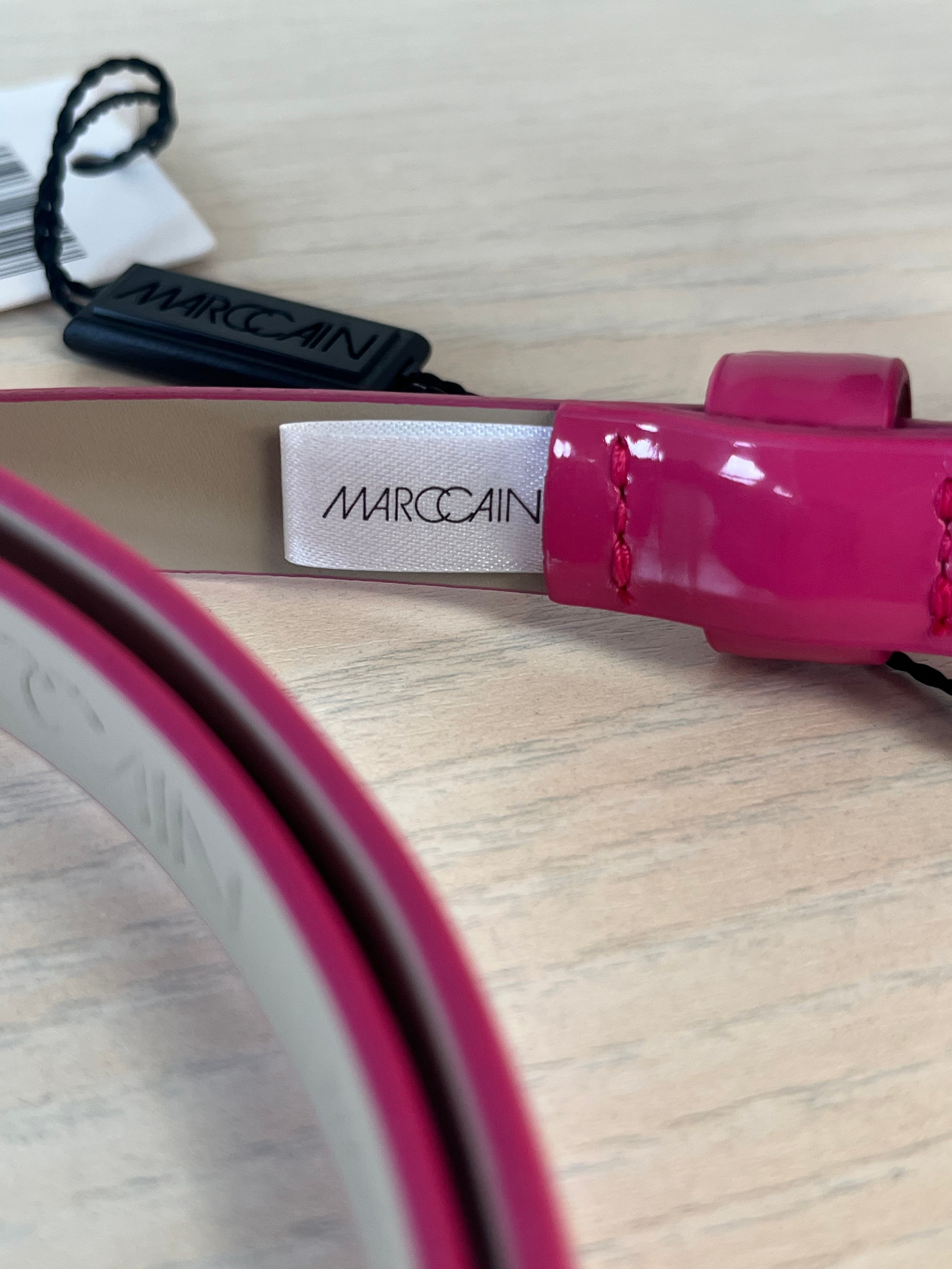 Marc Cain Gürtel ZS G1.03 L25, Lackleder, Pink, N 3, 105 cm, Neu