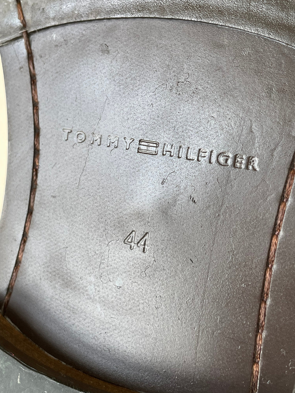 Tommy Hilfiger braune Lederloafer EU 42 / US 9, sehr guter Zustand