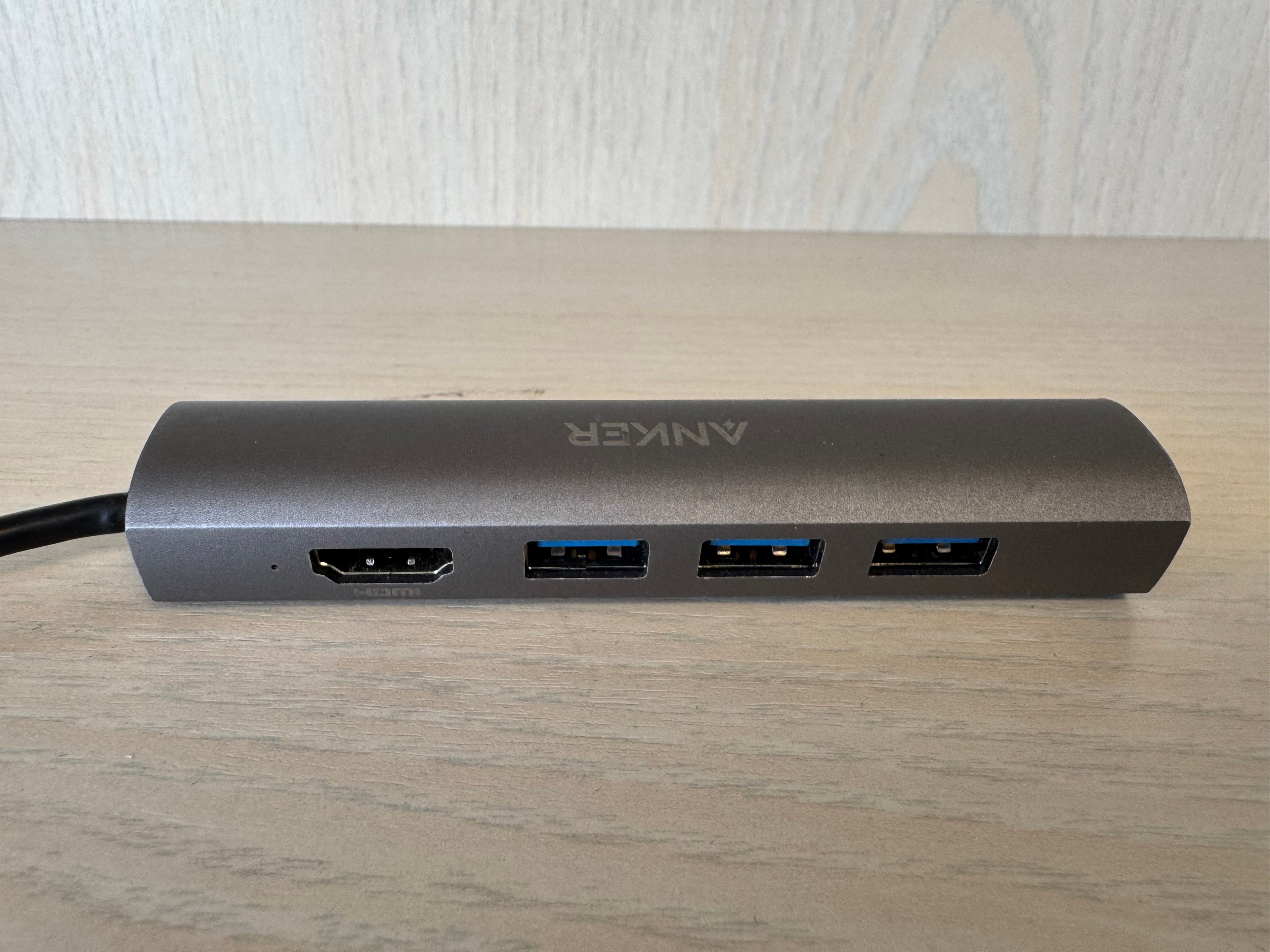 Anker USB-C Hub A8339, 4-in-1, HDMI & 3x USB 3.0, Space Gray, Good Condition