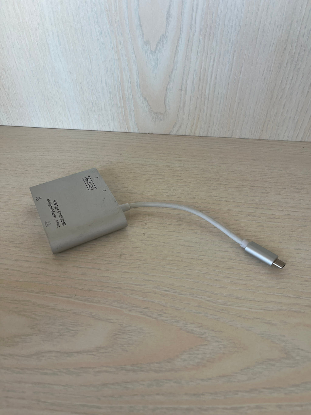 DIGITUS USB-C 4-Port Adapter | 4K HDMI, LAN, 2x USB-A | Silver | Good