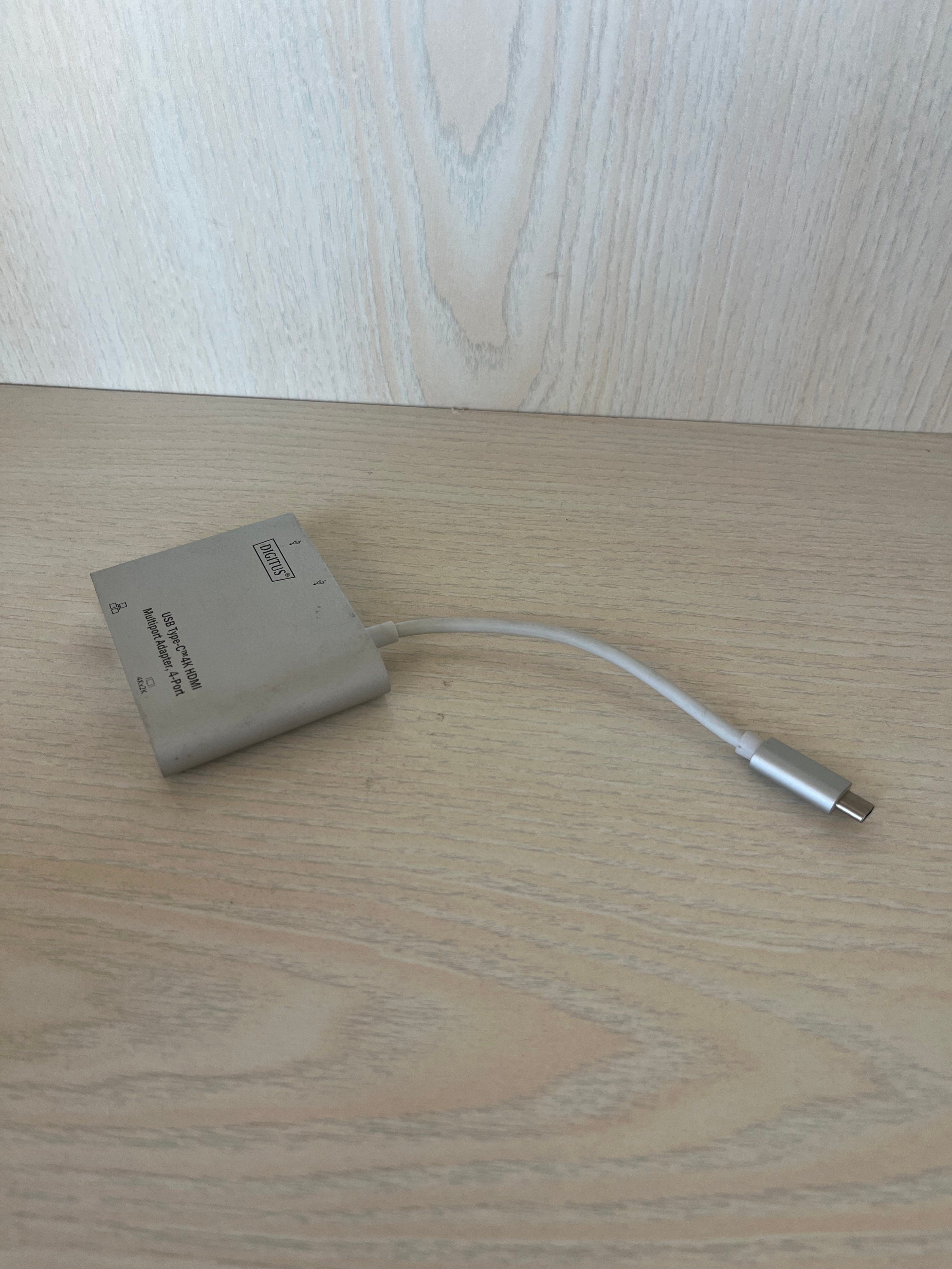 DIGITUS USB-C 4-Port Adapter | 4K HDMI, LAN, 2x USB-A | Silver | Good