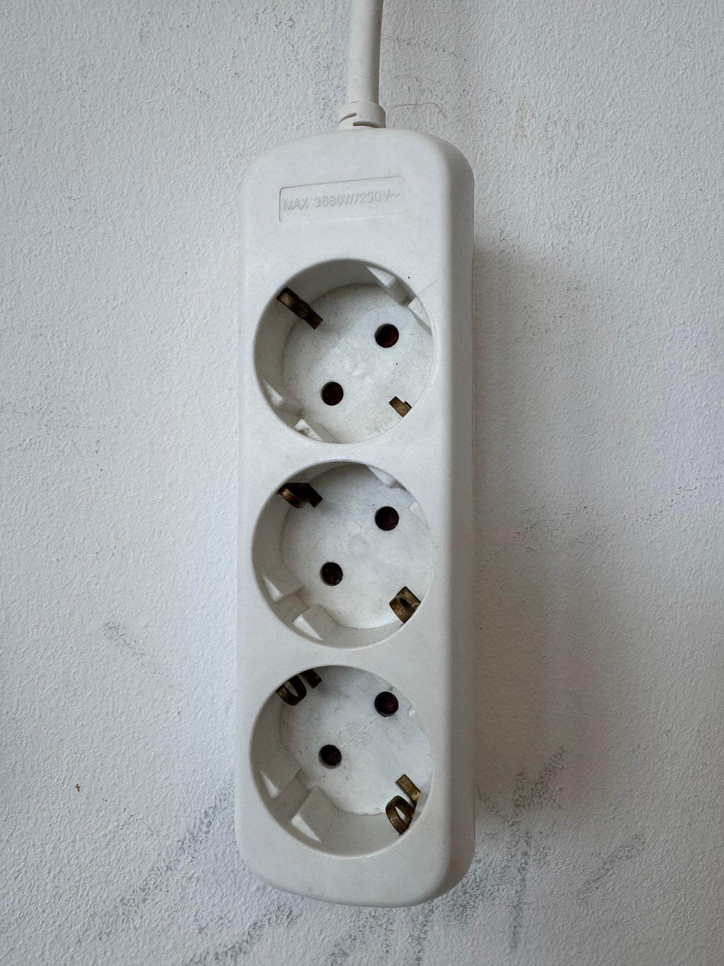 IKEA KOPPLA Steckdosenleiste, 3-fach, Weiß, 1,5m, gebraucht