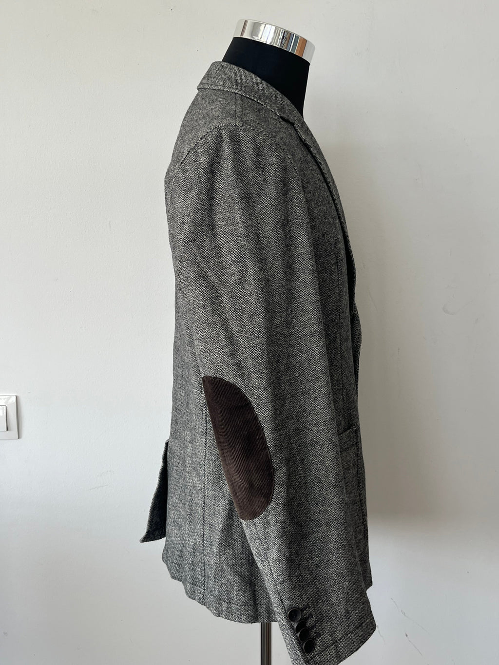 s.Oliver Gray Wool Blend Blazer, Size L - Very Good Condition