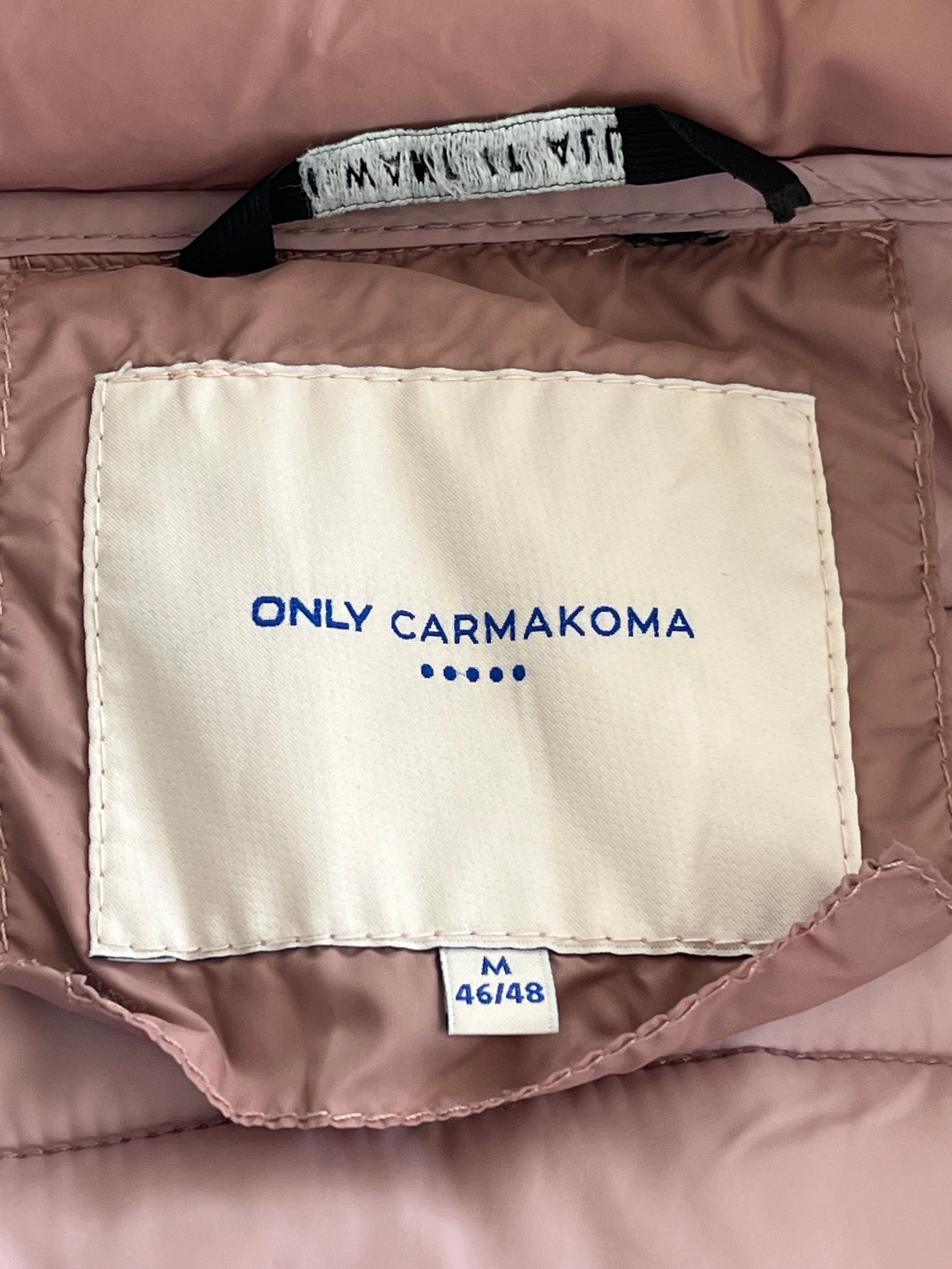 ONLY Carmakoma Women's Puffer Jacket, Dusty Pink, Medium, Normal Use
