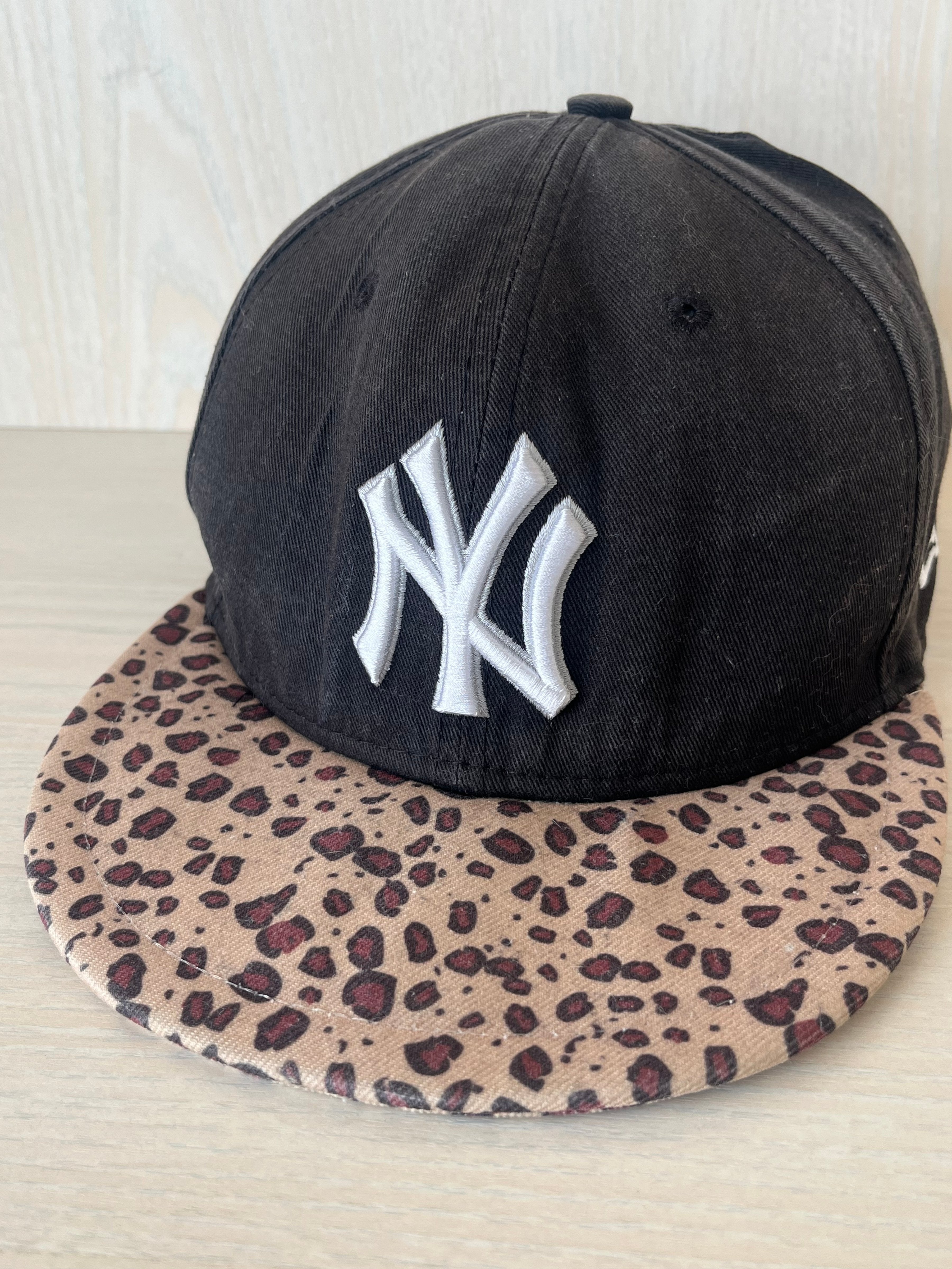 New Era 9FIFTY Cap NY Yankees Schwarz Leopard S-M Gebraucht