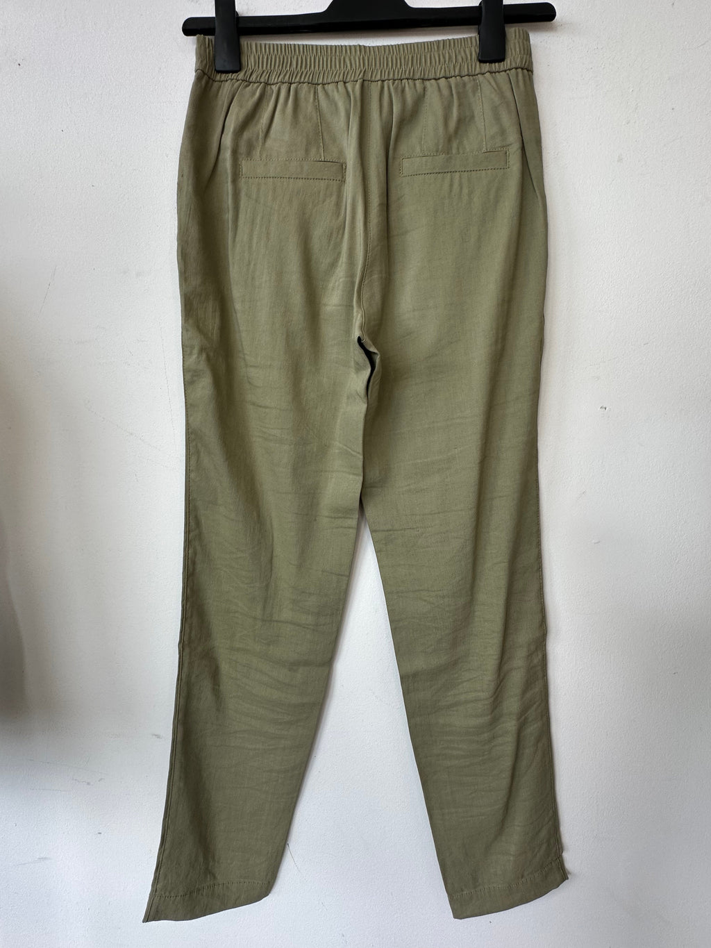 Marc Cain Khaki Linen Blazer & Trousers, Size N2, Very Good Condition