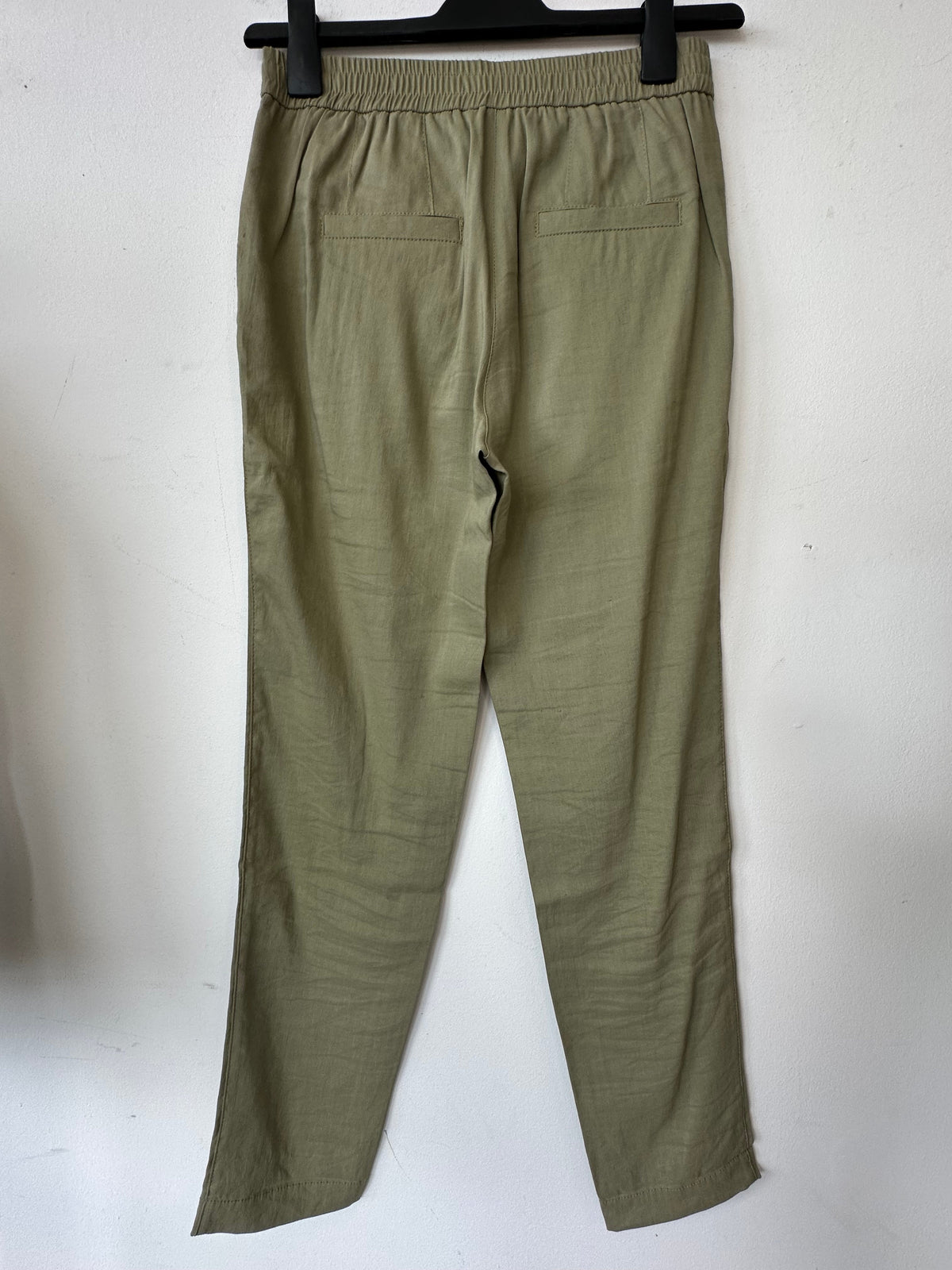 Marc Cain Khaki Linen Blazer & Trousers, Size N2, Very Good Condition