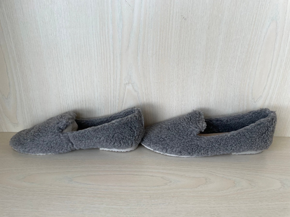 Donna Carolina Slippers Cora Grigio Grau Größe 38 Neu