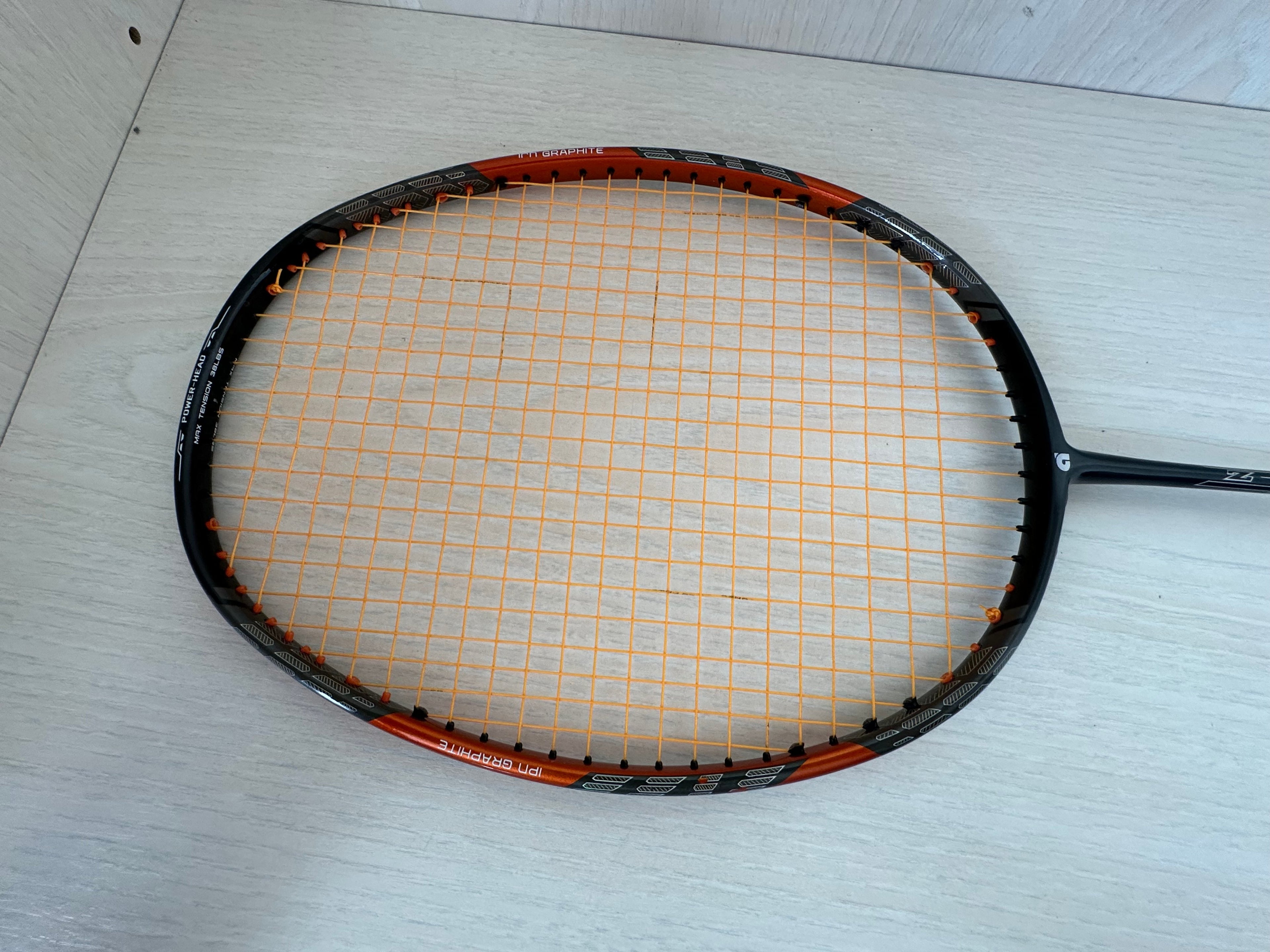 Yonex Z Ziggler Badminton Racket 4U Black/Orange Very Good Condition