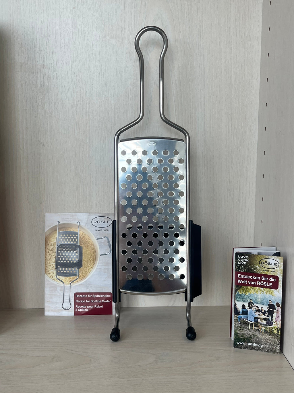 Rösle Spätzle Grater, Stainless Steel, Standard Size, Like New