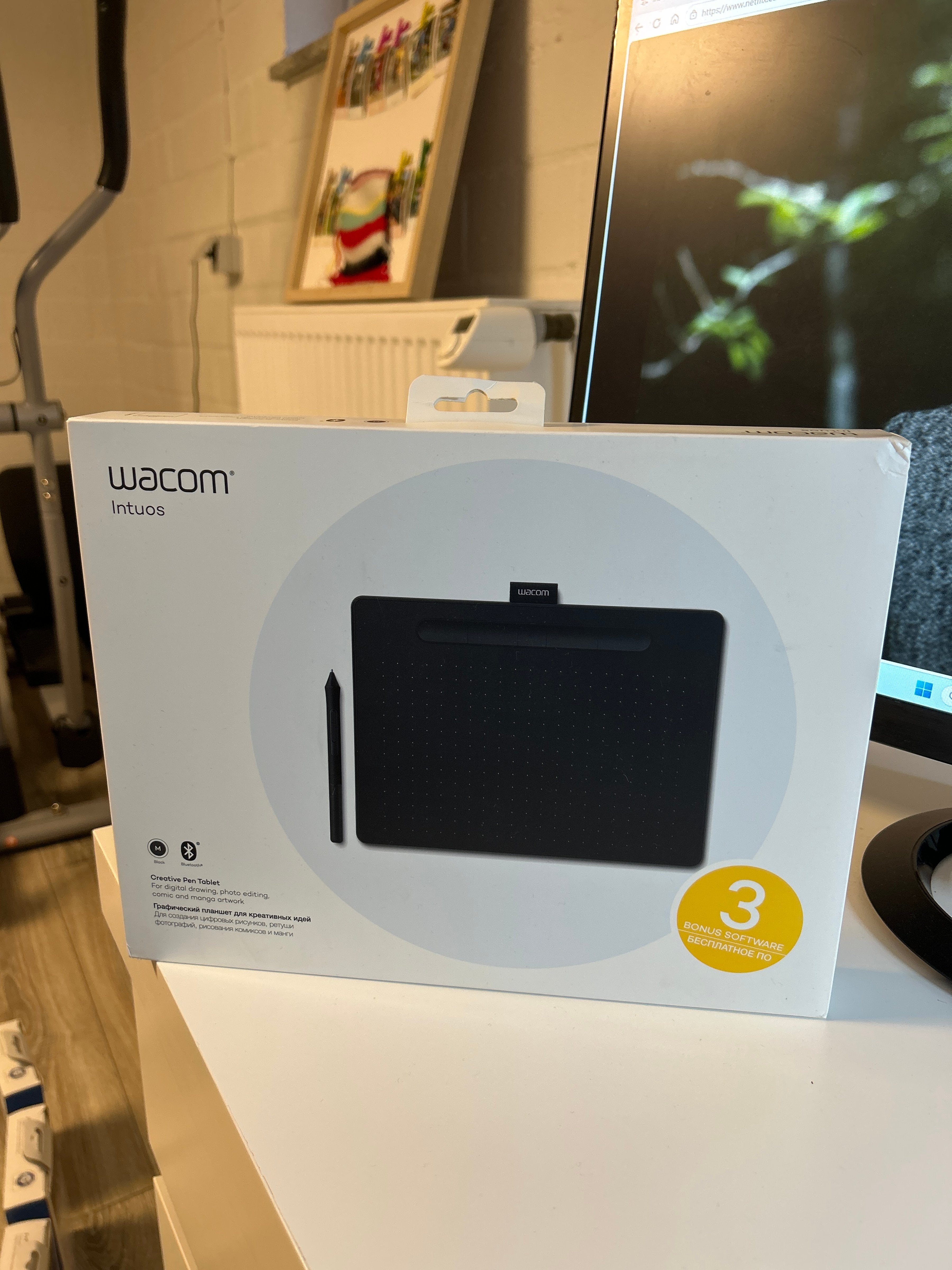 Wacom Intuos CTL6100WLK0, Schwarz, Medium, Sehr Gut