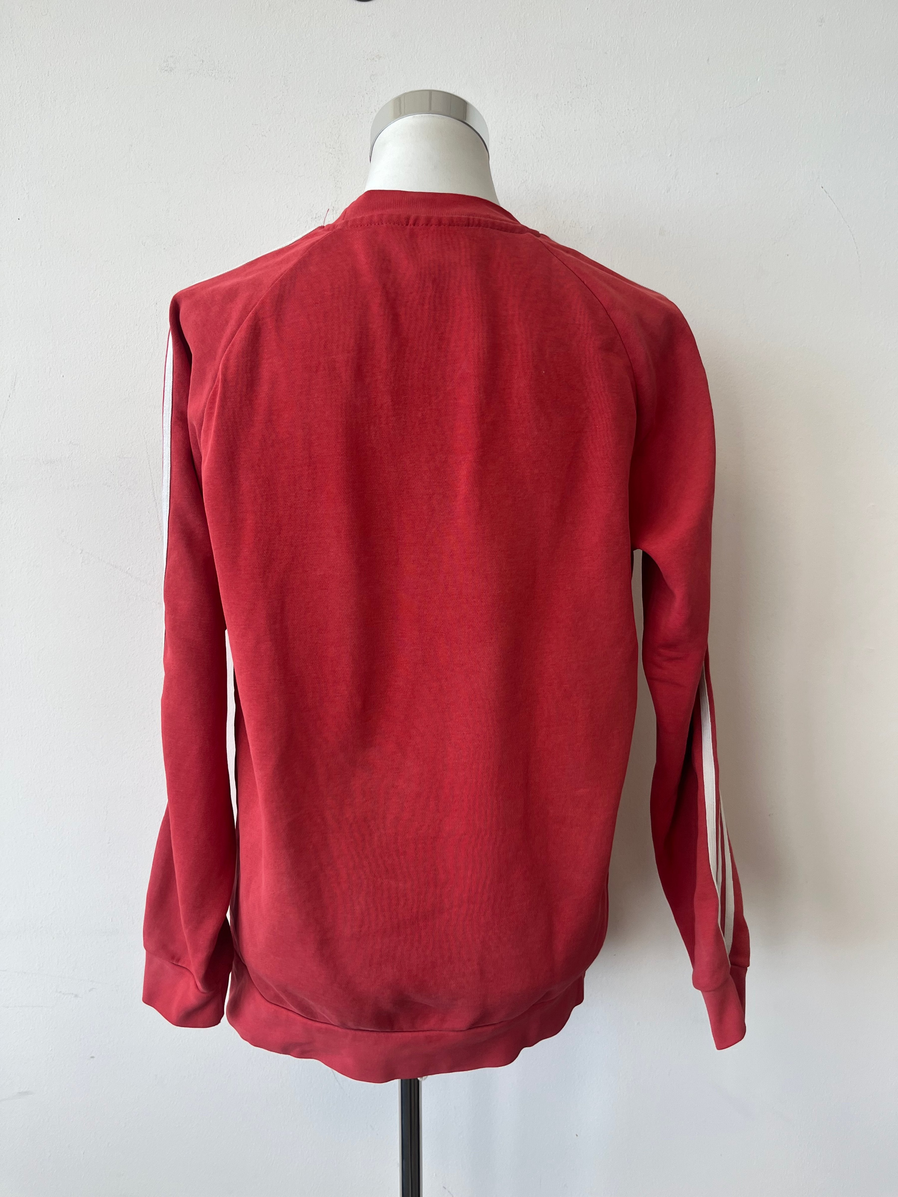 Adidas Adicolor Classics 3-Stripes Crew, Rot, S, Sehr Gut