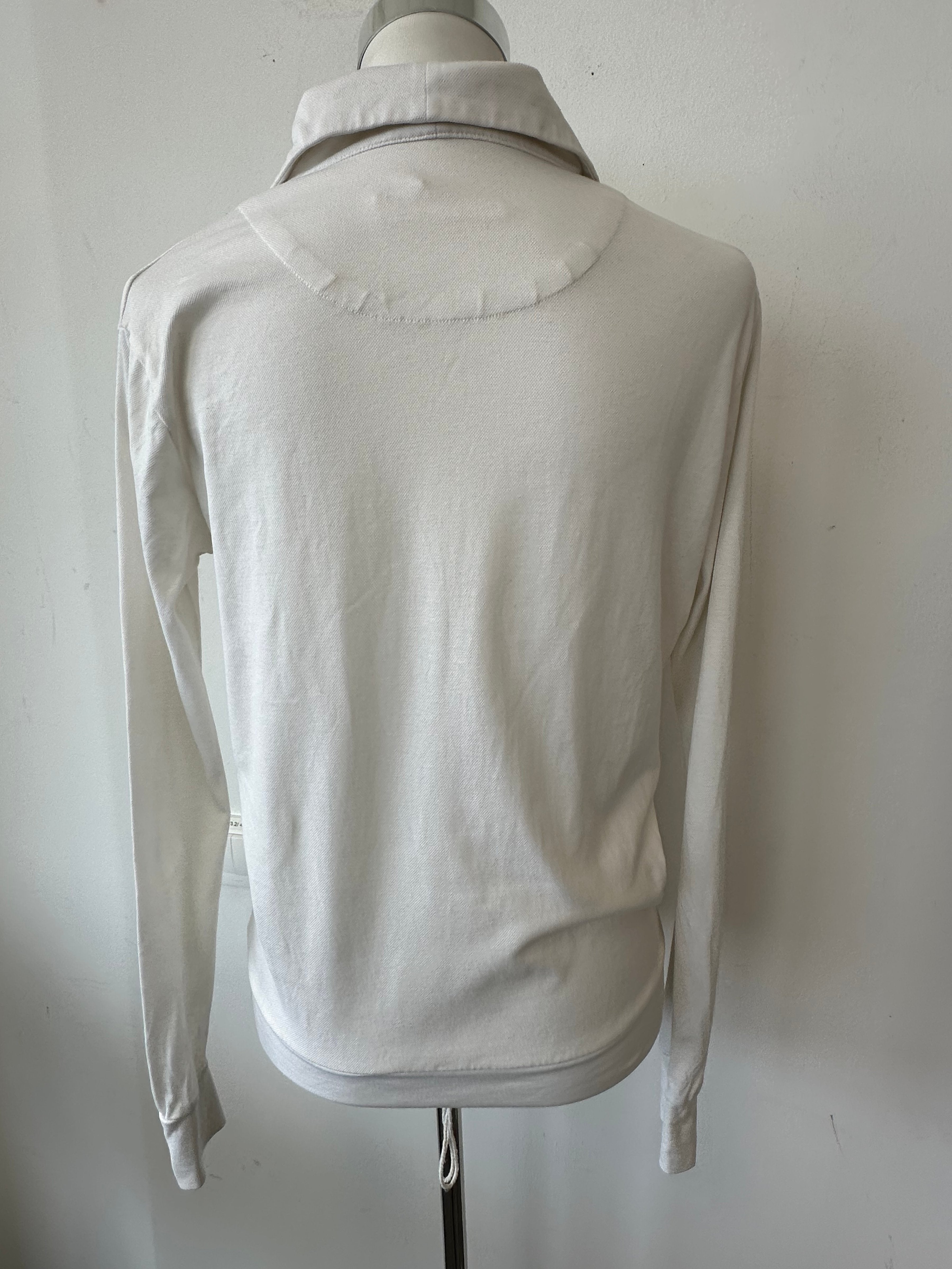 Harmont & Blaine Pullover L | Baumwolle Polo | Weiß | Guter Zustand
