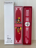 Swatch Uhr Let's Jass Neu 25 cm