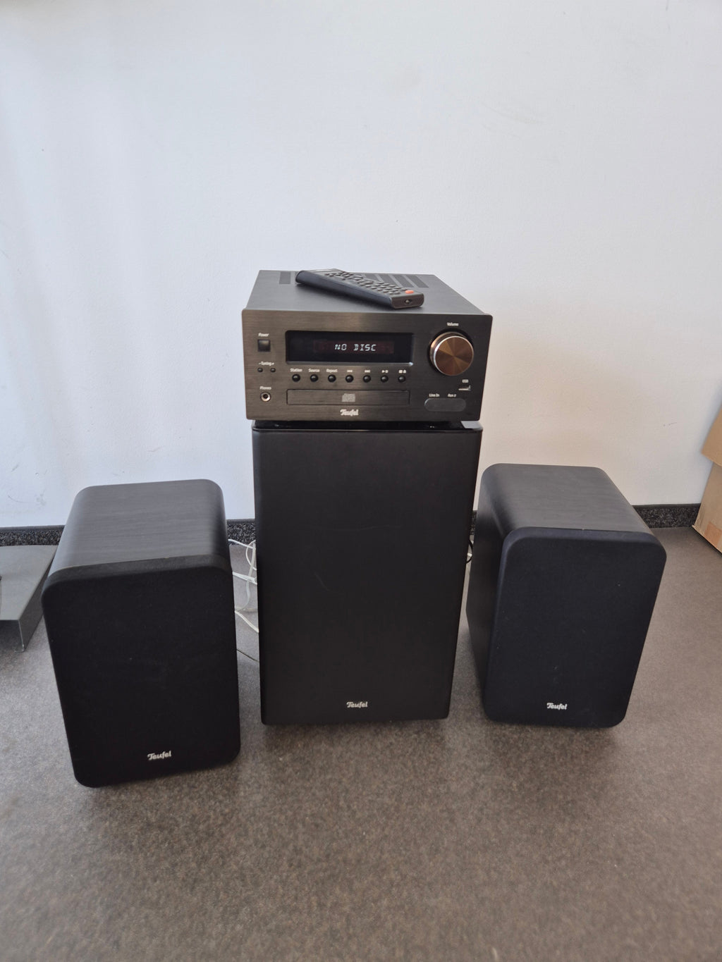 Teufel Stereo Sound System IP 42 CR, Black, Good Condition