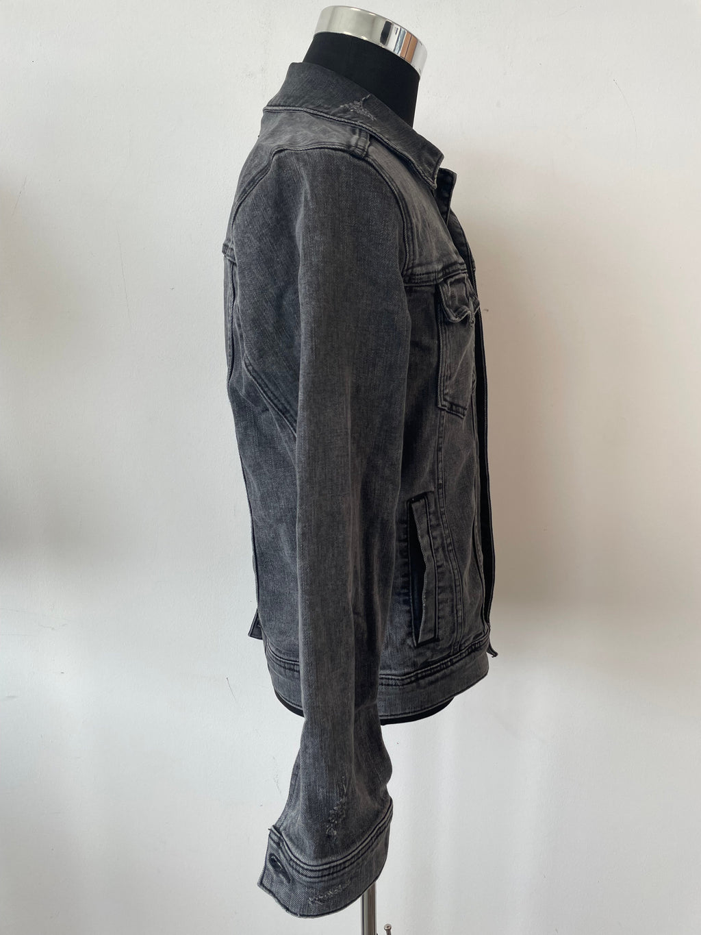 Hollister Epic Flex Jeansjacke Schwarz S, Sehr Gut