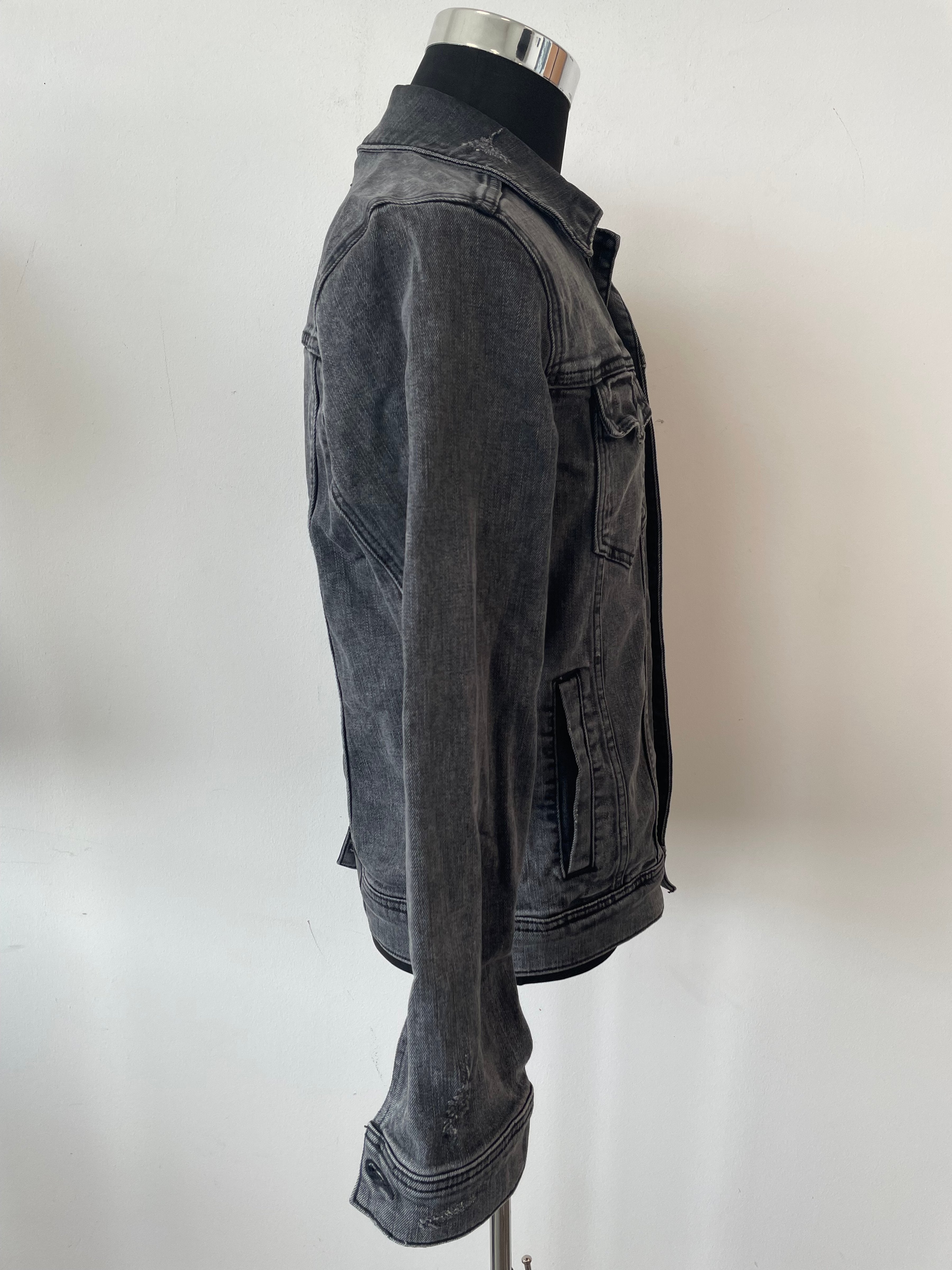Hollister Epic Flex Jeansjacke Schwarz S, Sehr Gut