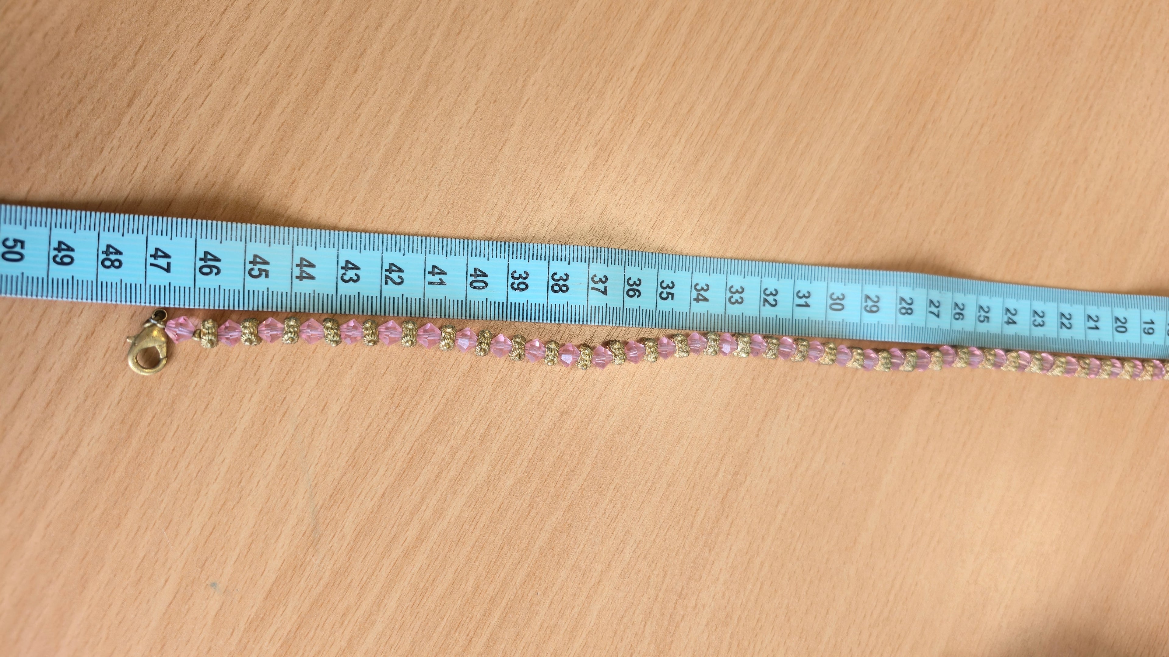 Konplott Pink Sapphire Bracelet, Brass Tone, 20 cm, Normal Use