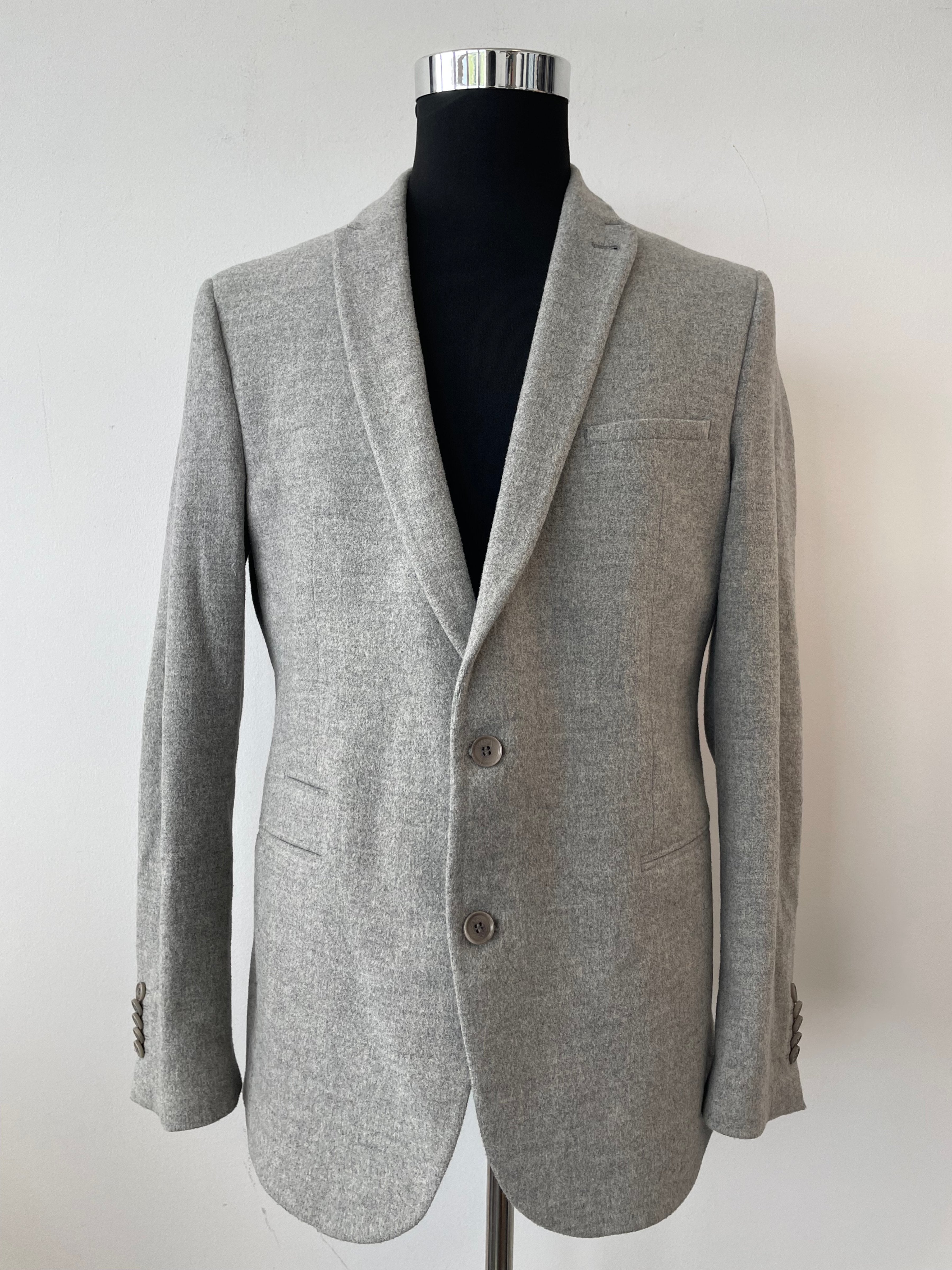 DRYKORN “Milano” Suit | Slim Fit | Light Grey Melange | Size M / 48 | Normal Use