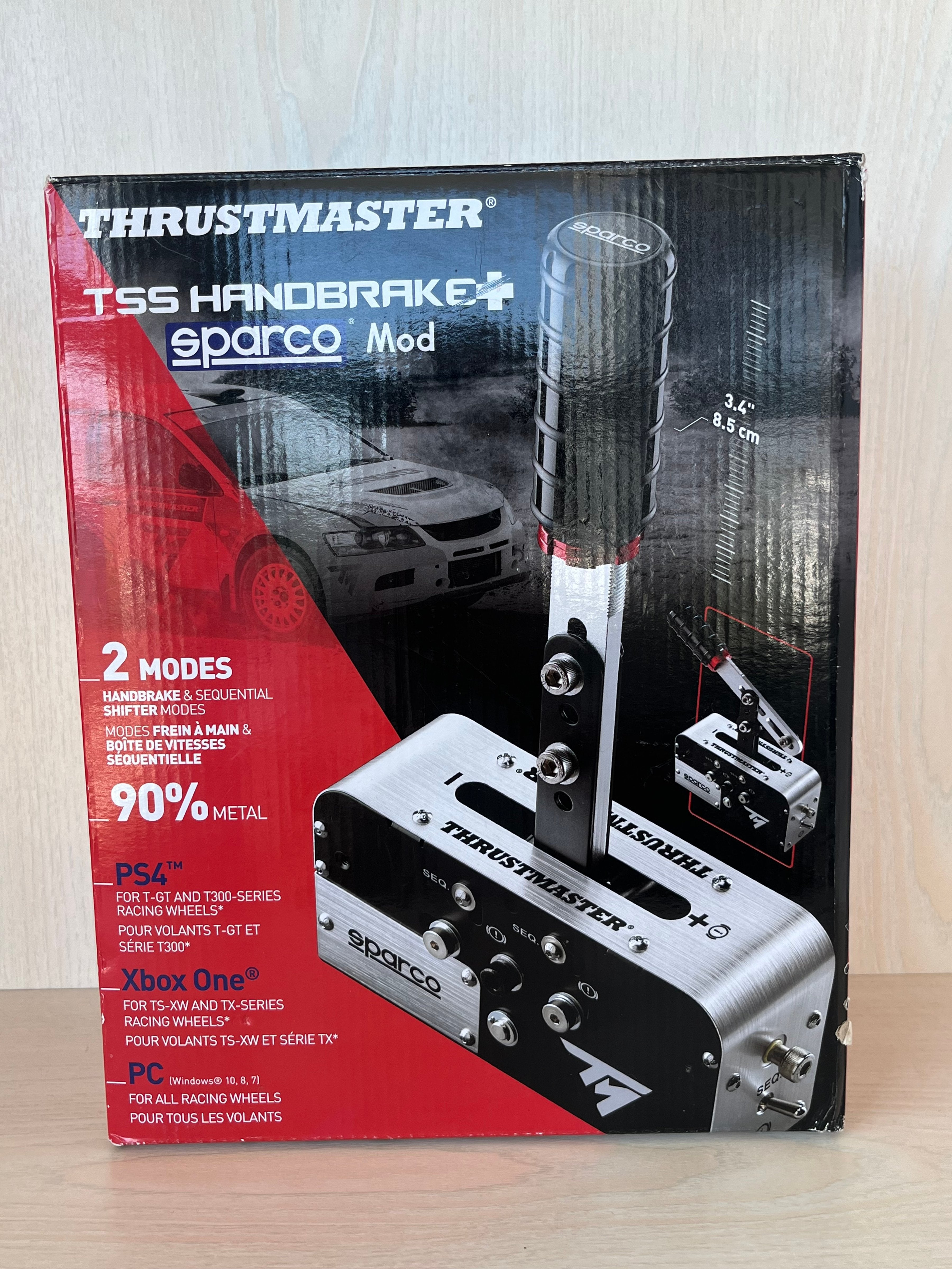 Thrustmaster TSS Handbrake Sparco Mod, Schwarz/Silber, Sehr Gut