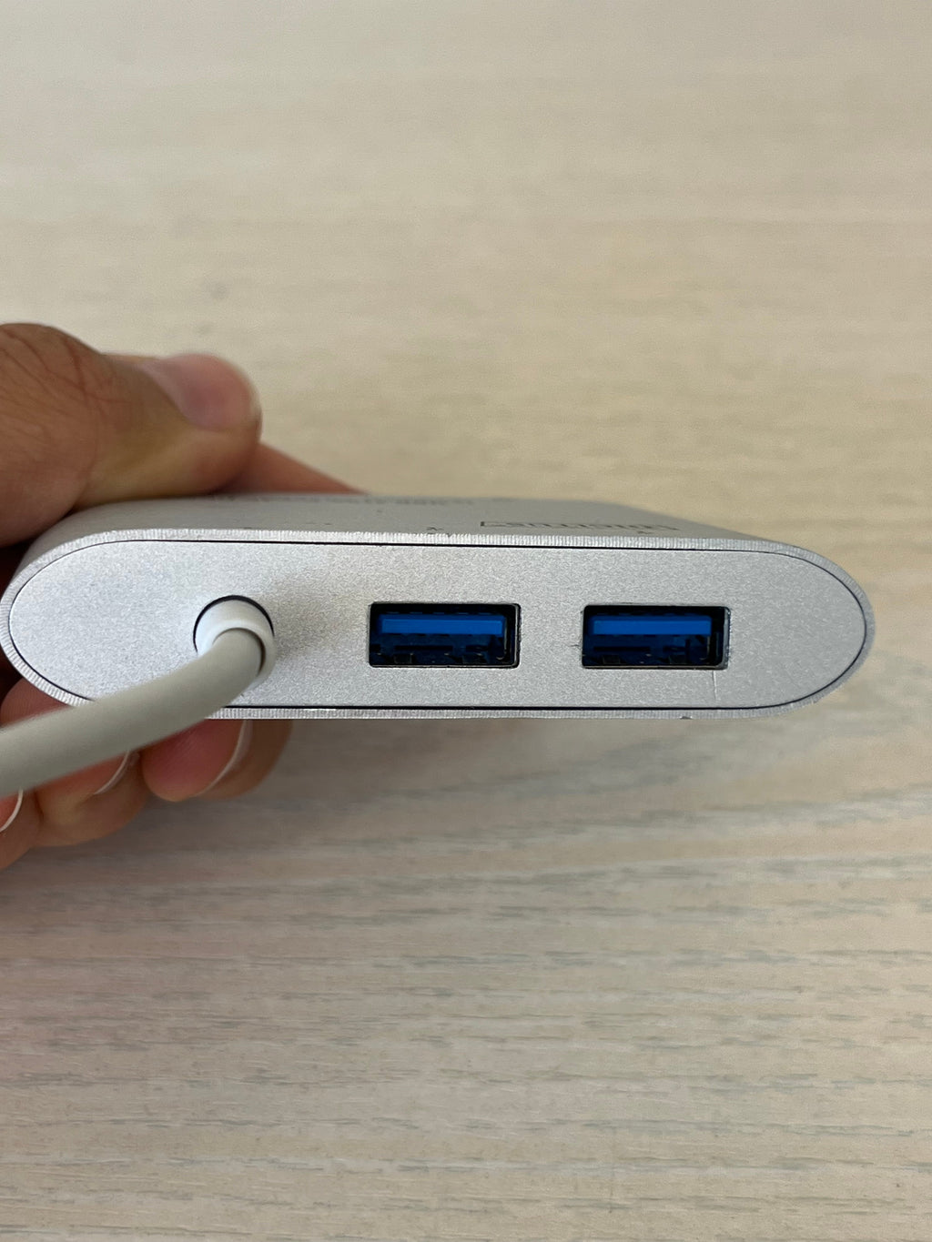 DIGITUS USB-C 4-Port Adapter | 4K HDMI, LAN, 2x USB-A | Silver | Good
