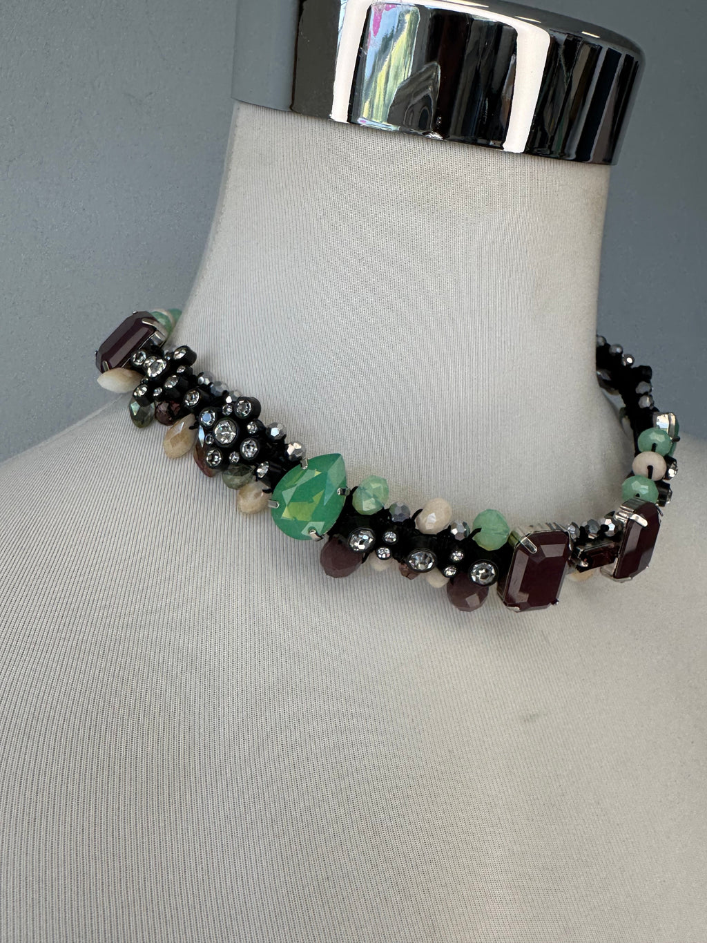 Max&Co. Necklace Bold Funky Design Multicolor 46cm Very Good