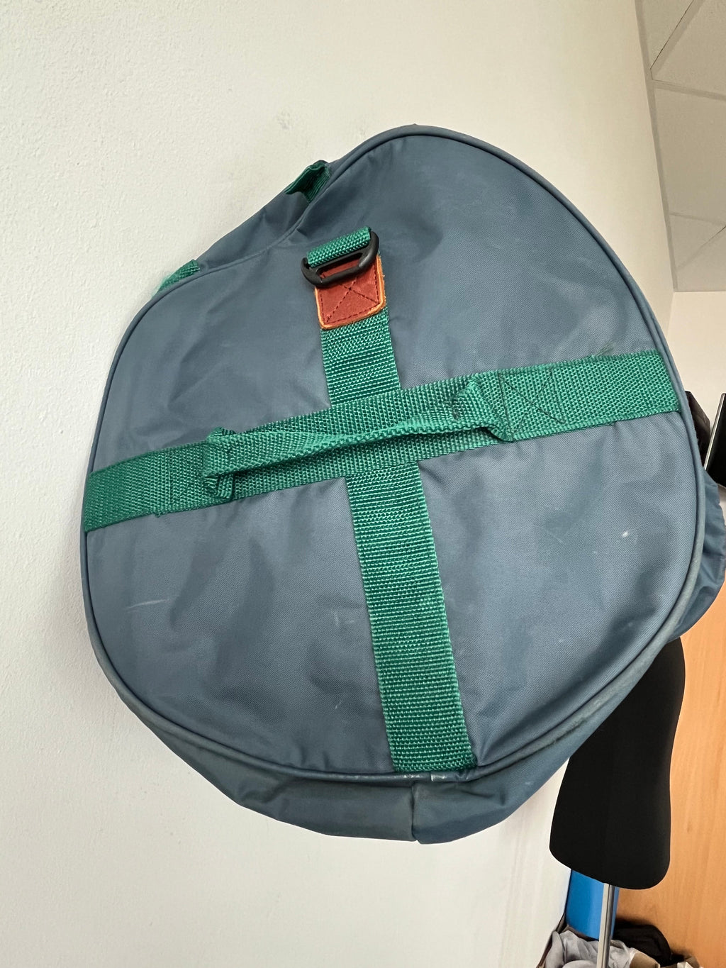 BREE Large Nylon Duffel Bag Petrol/Green, Good Condition, 70x63x25cm