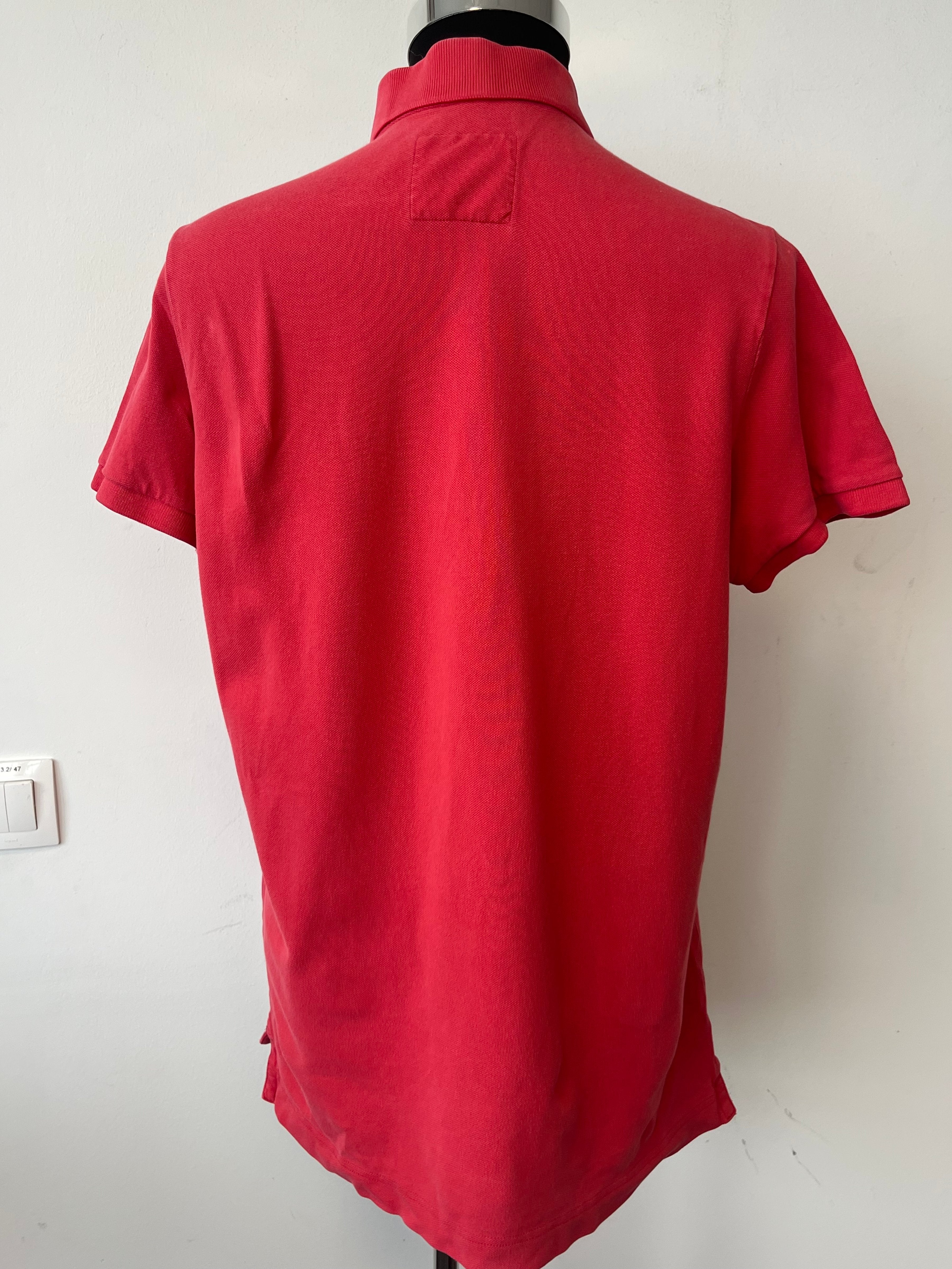 Abercrombie & Fitch Muscle-Fit Polo XXL – Rot, Guter Zustand