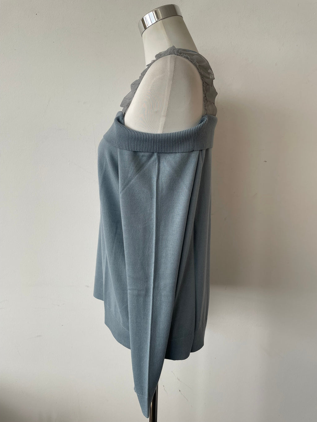 Dorothee Schumacher Luxus Strickpullover, Gr. 3, Hellblau, Sehr Gut