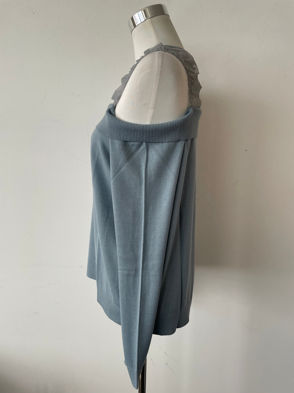 Dorothee Schumacher Luxus Strickpullover, Gr. 3, Hellblau, Sehr Gut