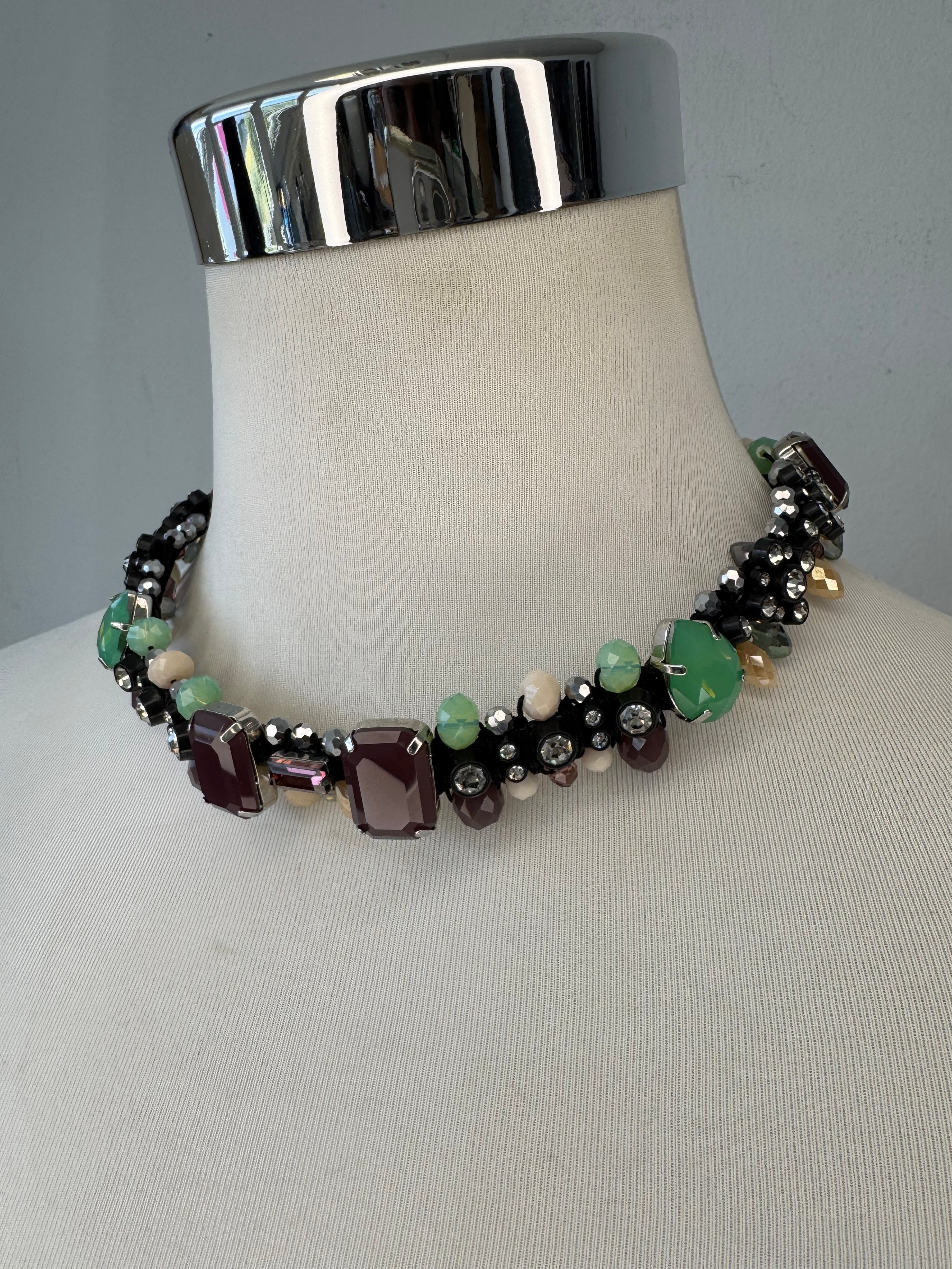 Max&Co. Necklace Bold Funky Design Multicolor 46cm Very Good
