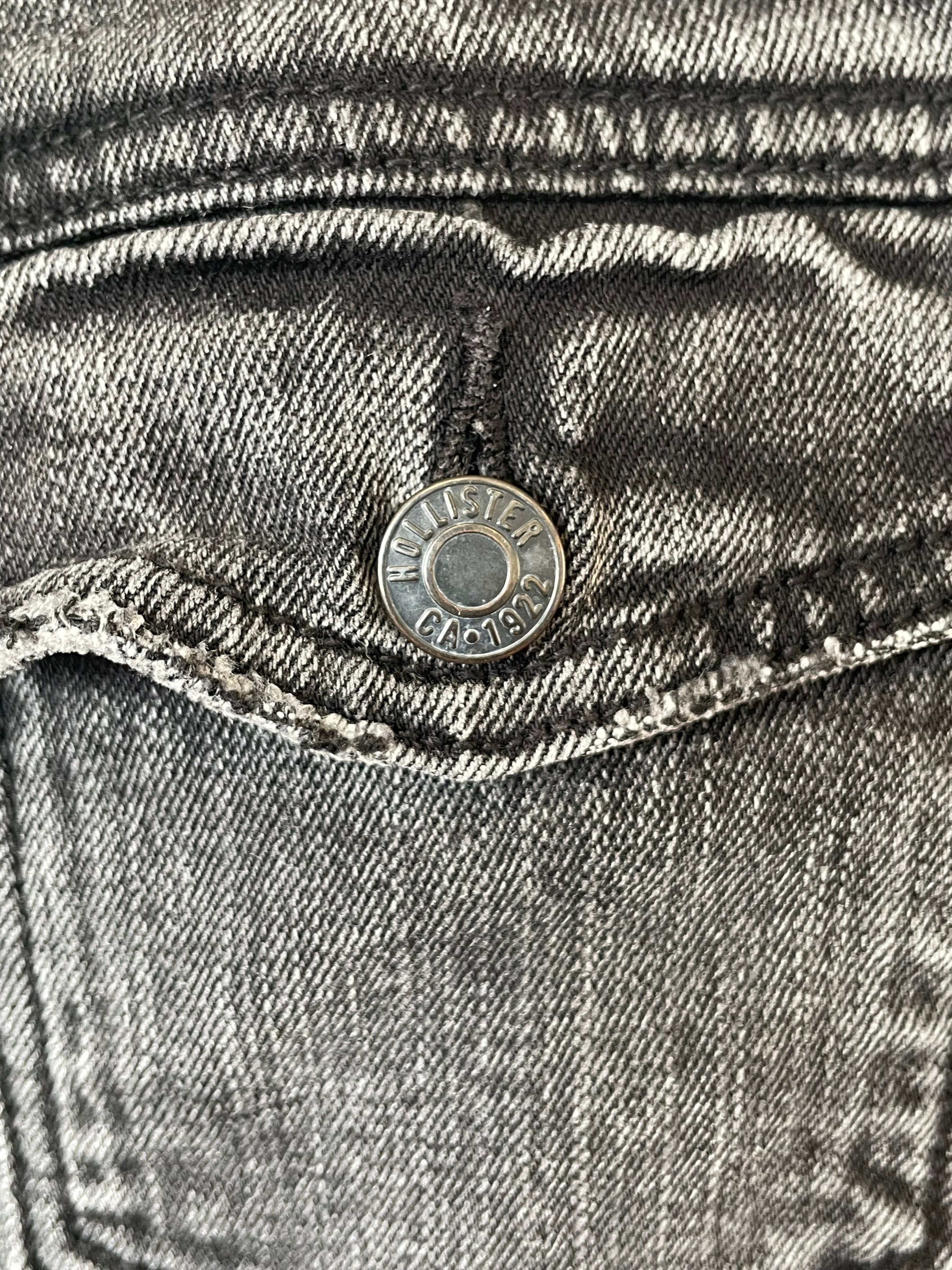 Hollister Epic Flex Jeansjacke Schwarz S, Sehr Gut