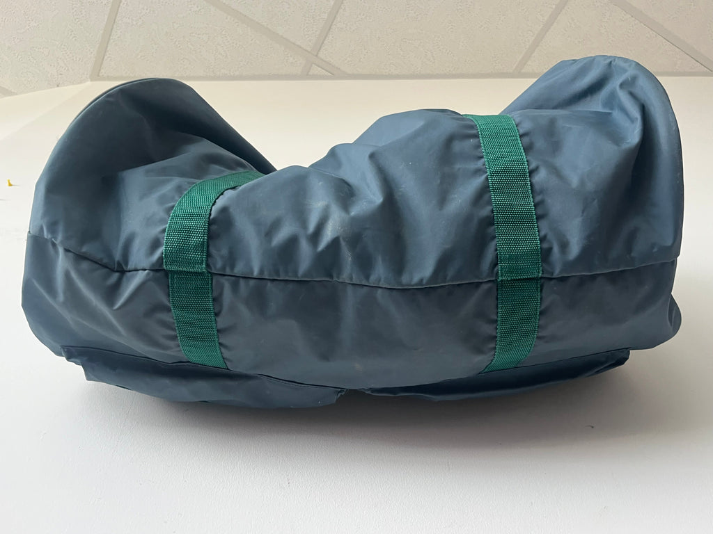BREE Large Nylon Duffel Bag Petrol/Green, Good Condition, 70x63x25cm